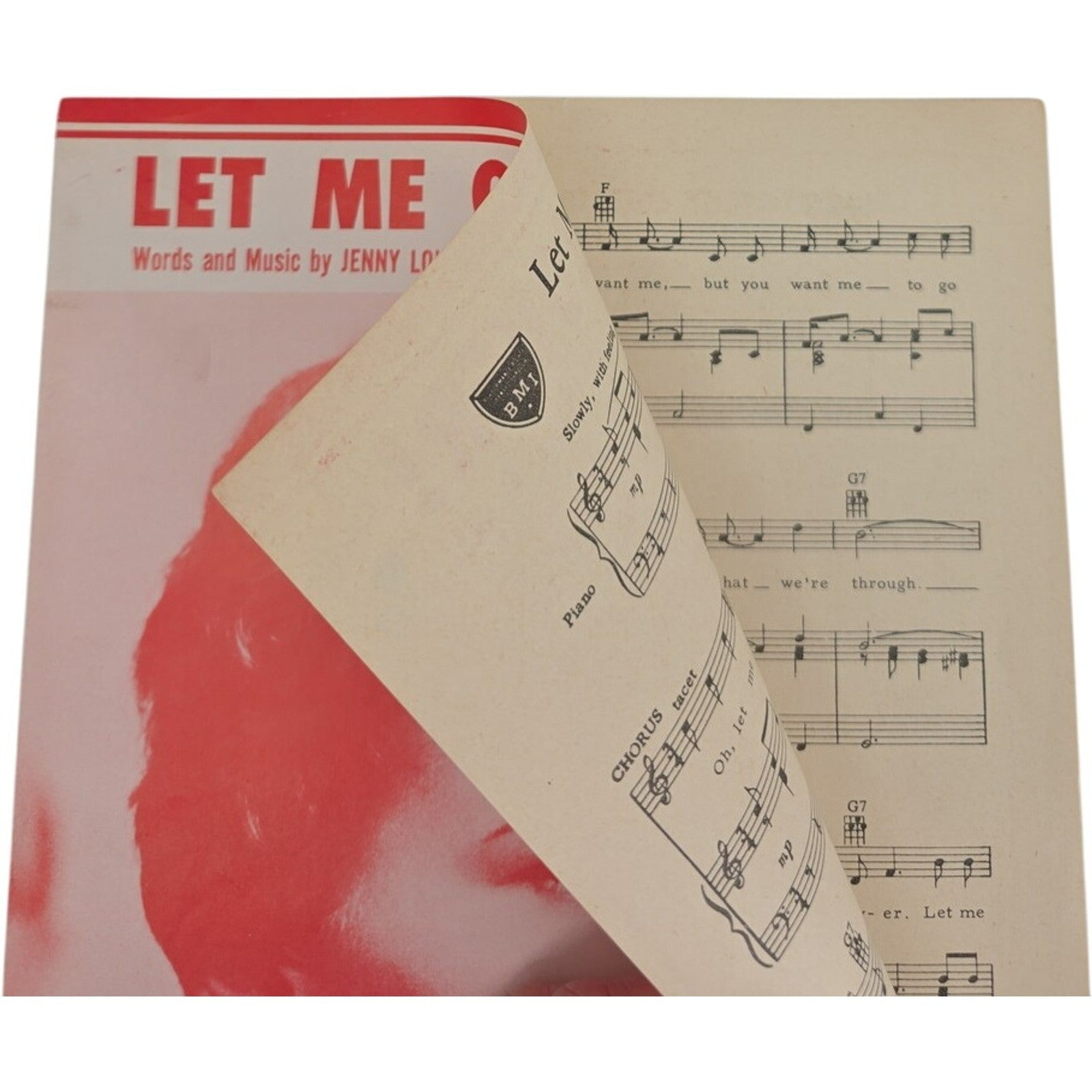 Lot of 2 Vintage 1956 Sheet Music The Benny Goodman Story and Let Me Go Lover