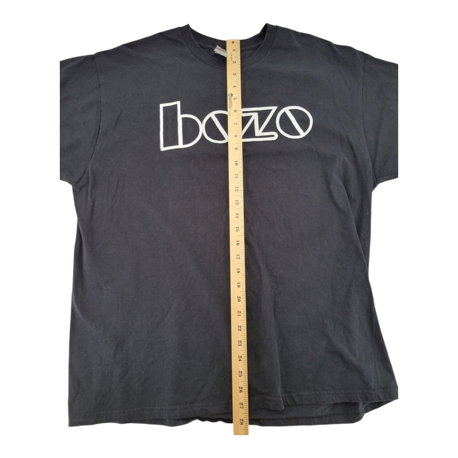Gildan Hammer Bozo Logo Black T-Shirt Short Sleeve Tee Size XL