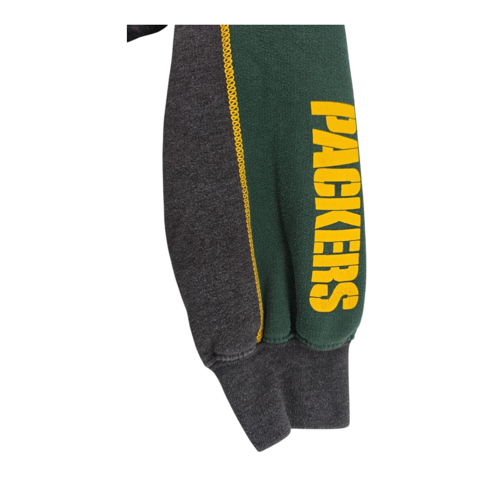 NFL Team Apparel Green Bay Packers Hoodie Men’s L Gray Green Pullover