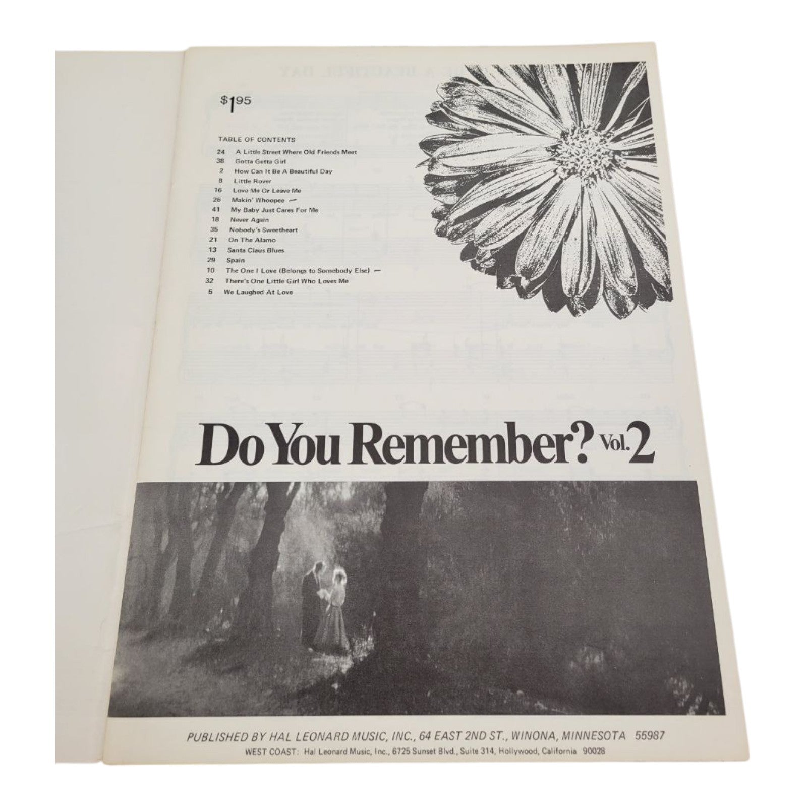 Hal Leonard Do You Remember? Vol 2 Great Pop Standards For The Organ Music Book