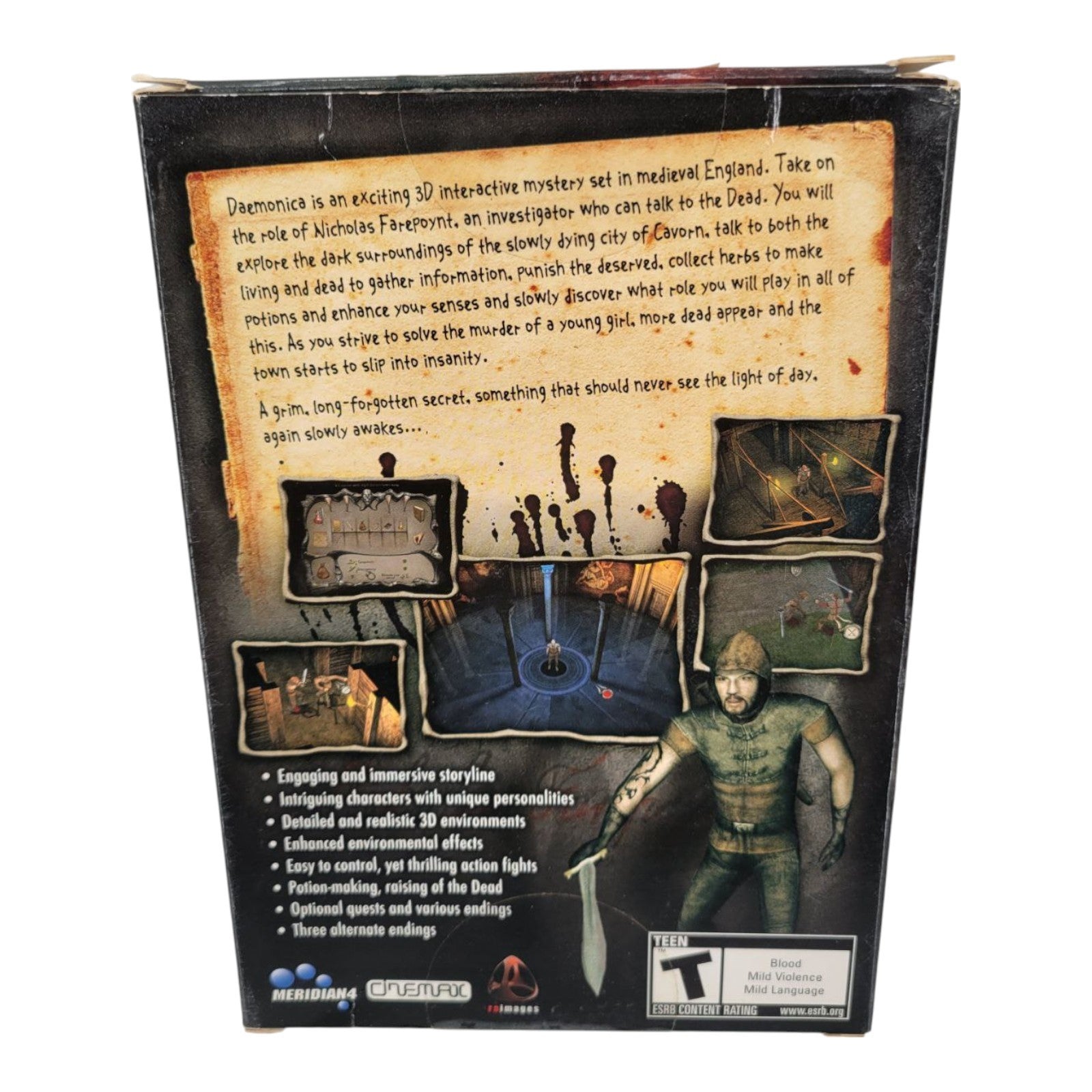 Meridian 4 Cinemax RAImages Daemonica PC CD Game 98/ME/2000/XP 2006