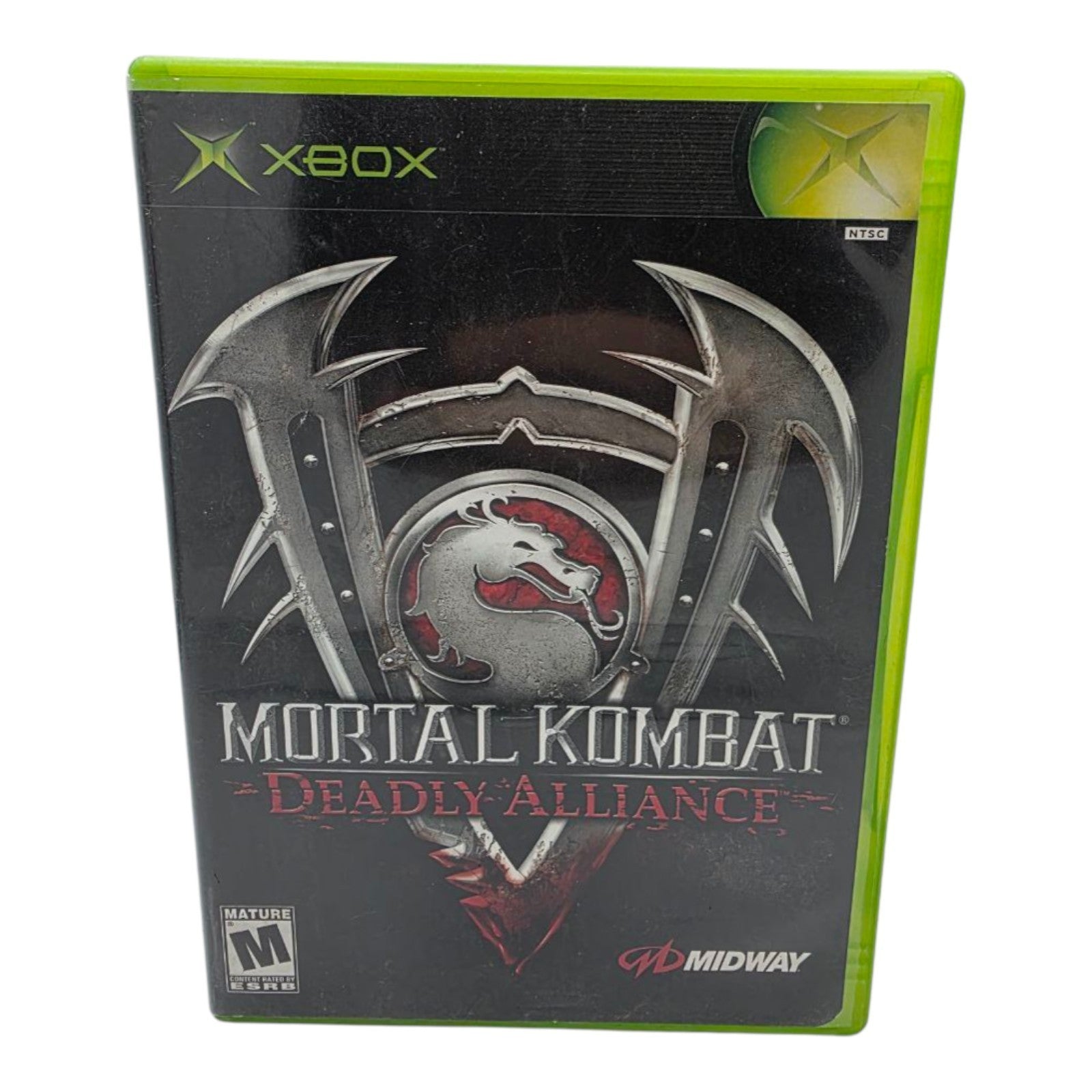 Mortal Kombat Deadly Alliance Xbox Original Game Case Manual and Disc Midway