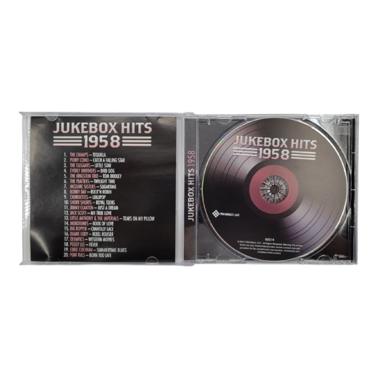 Jukebox Hits 1958 Good Old Rock and Roll The Beach Boys Fats Domino CD Bundle