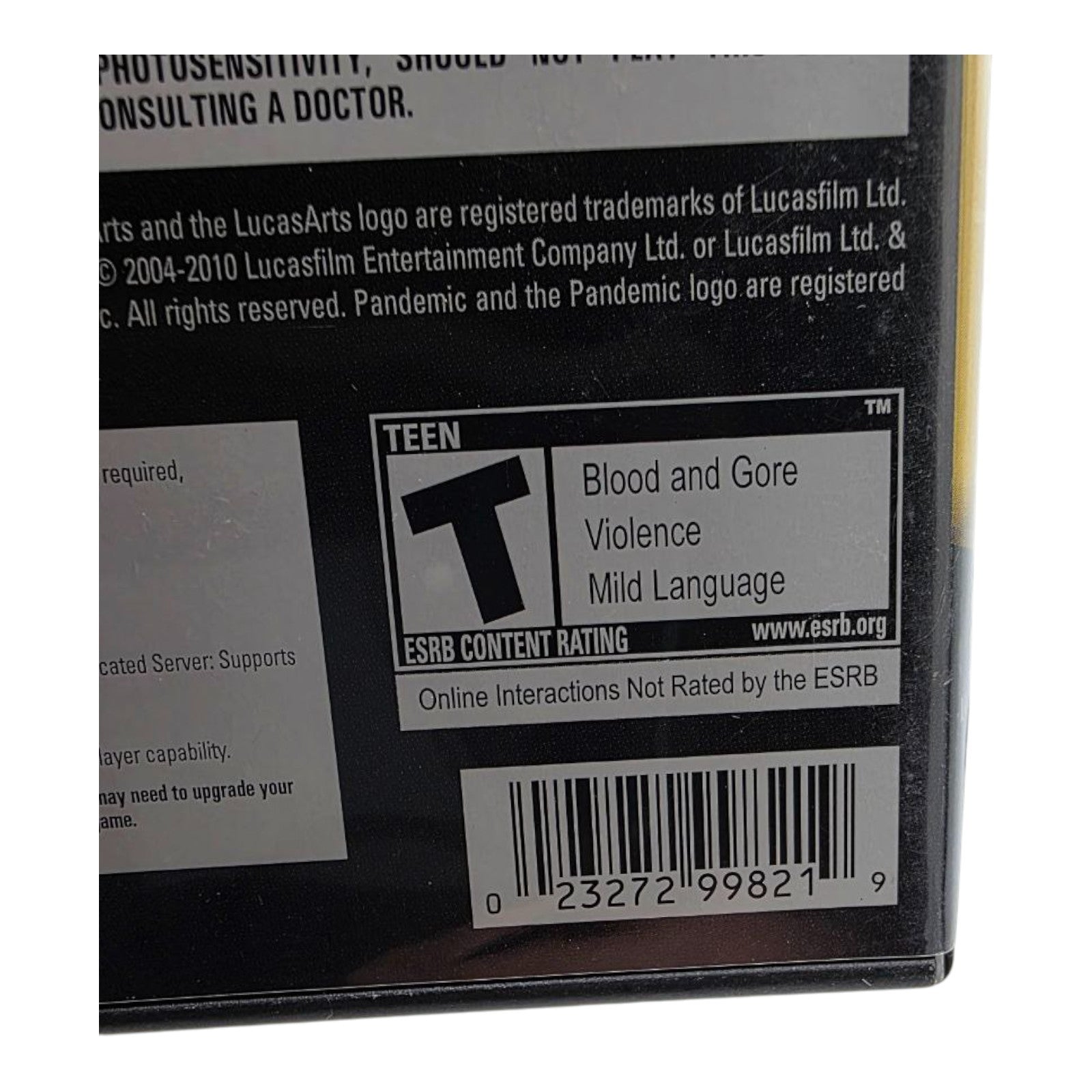 Star Wars Fan Favorites PC Battlefront I II Republic Commando Tested no Manual