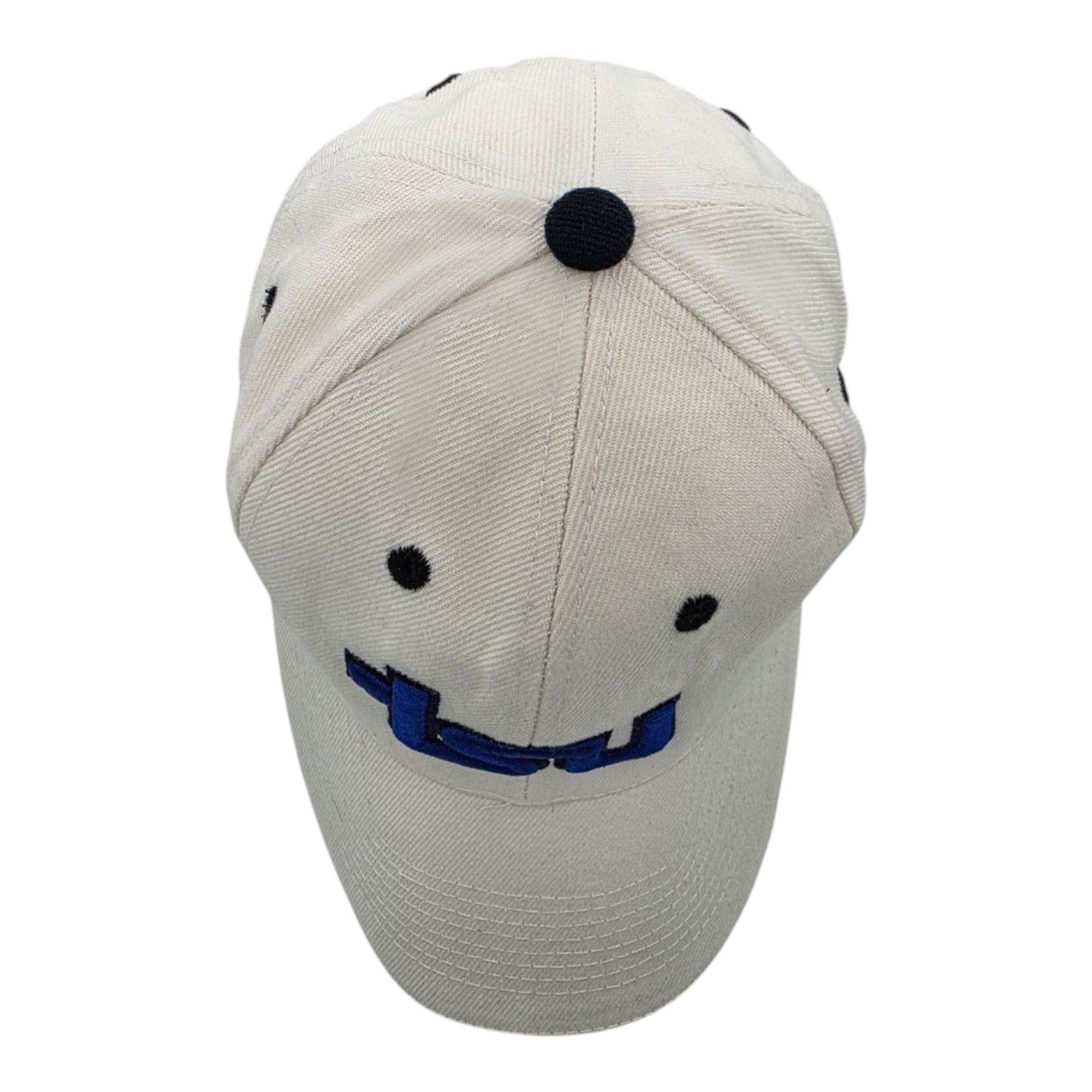 LSU Tigers Adjustable Baseball Cap White Blue Logo Tiger Patch One Size