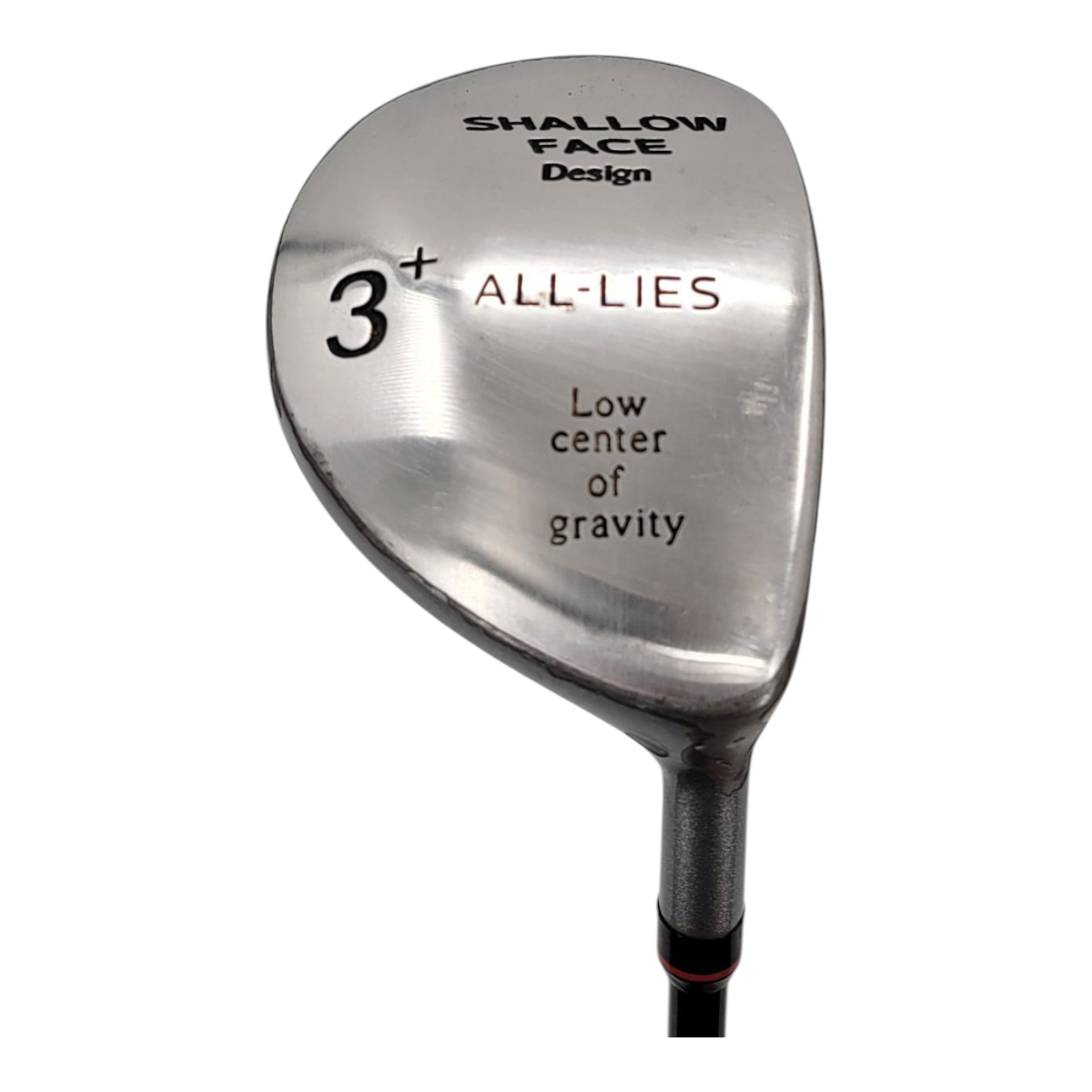 All Lies Shallow Face Design 3 Wood Mens RH Graphite Shaft Golf Pride Grip 43"
