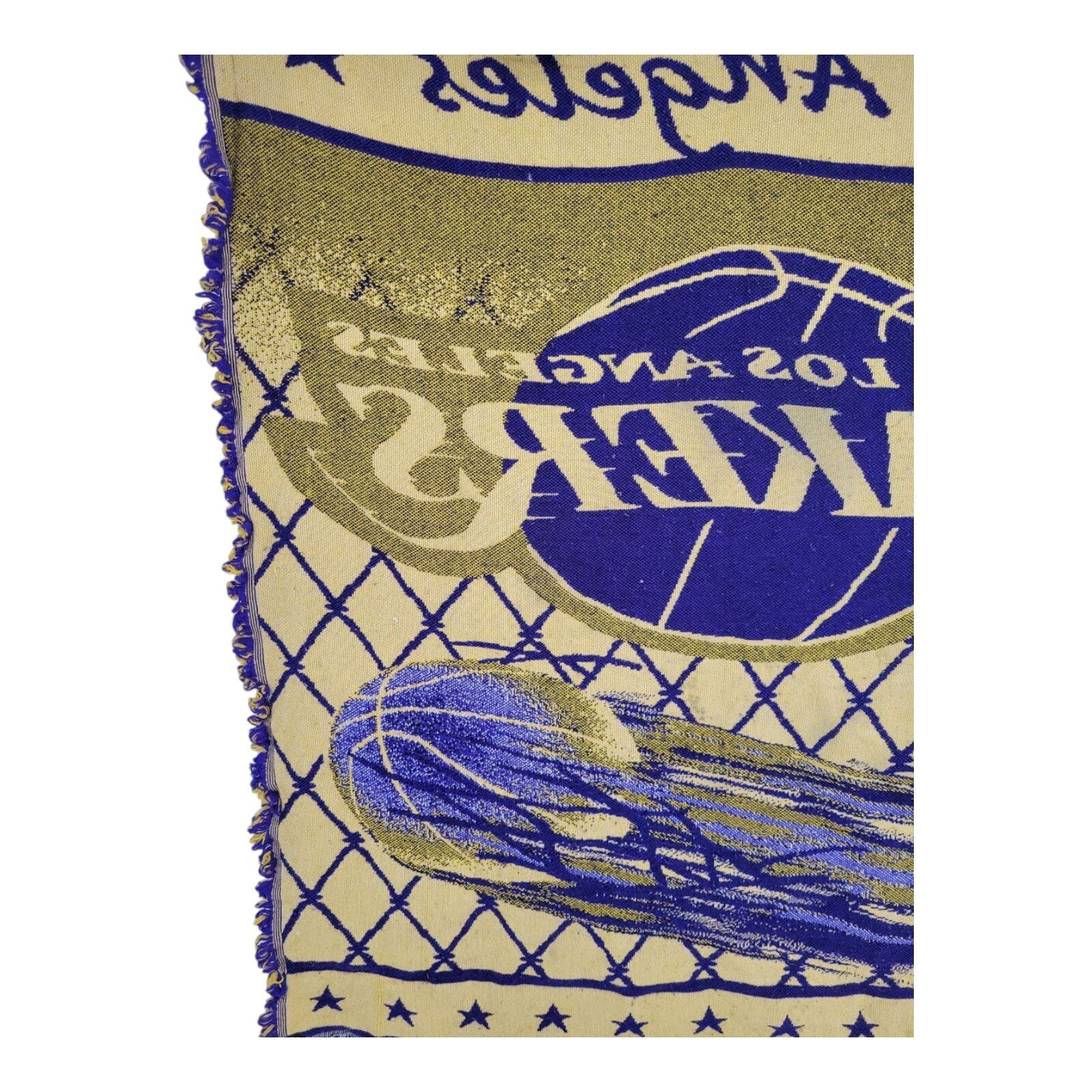The Northwest Company Los Angeles Lakers Woven Throw Blanket Vintage