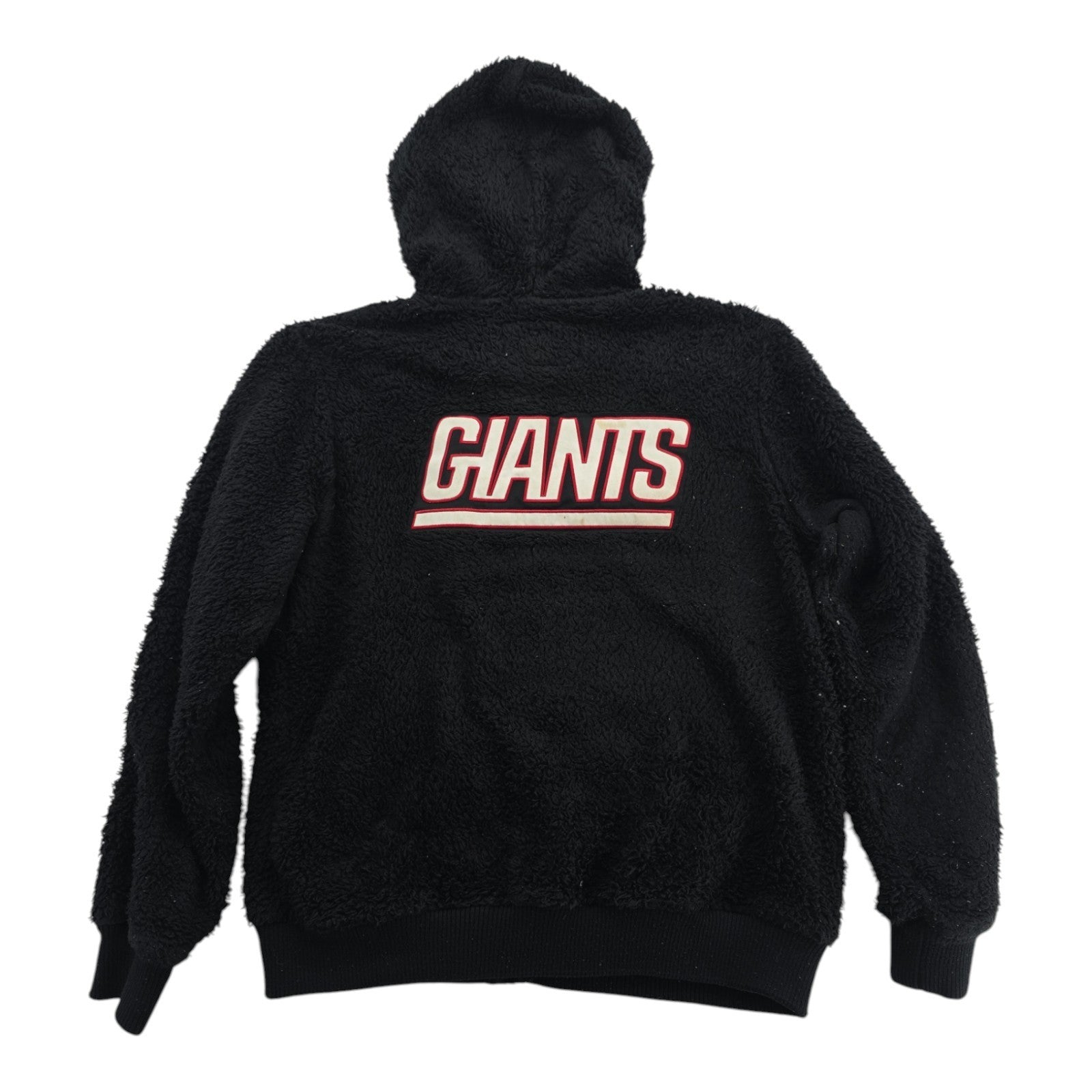 NFL Pro Line New York Giants Sherpa Fleece Hoodie Jacket Black Men’s XL