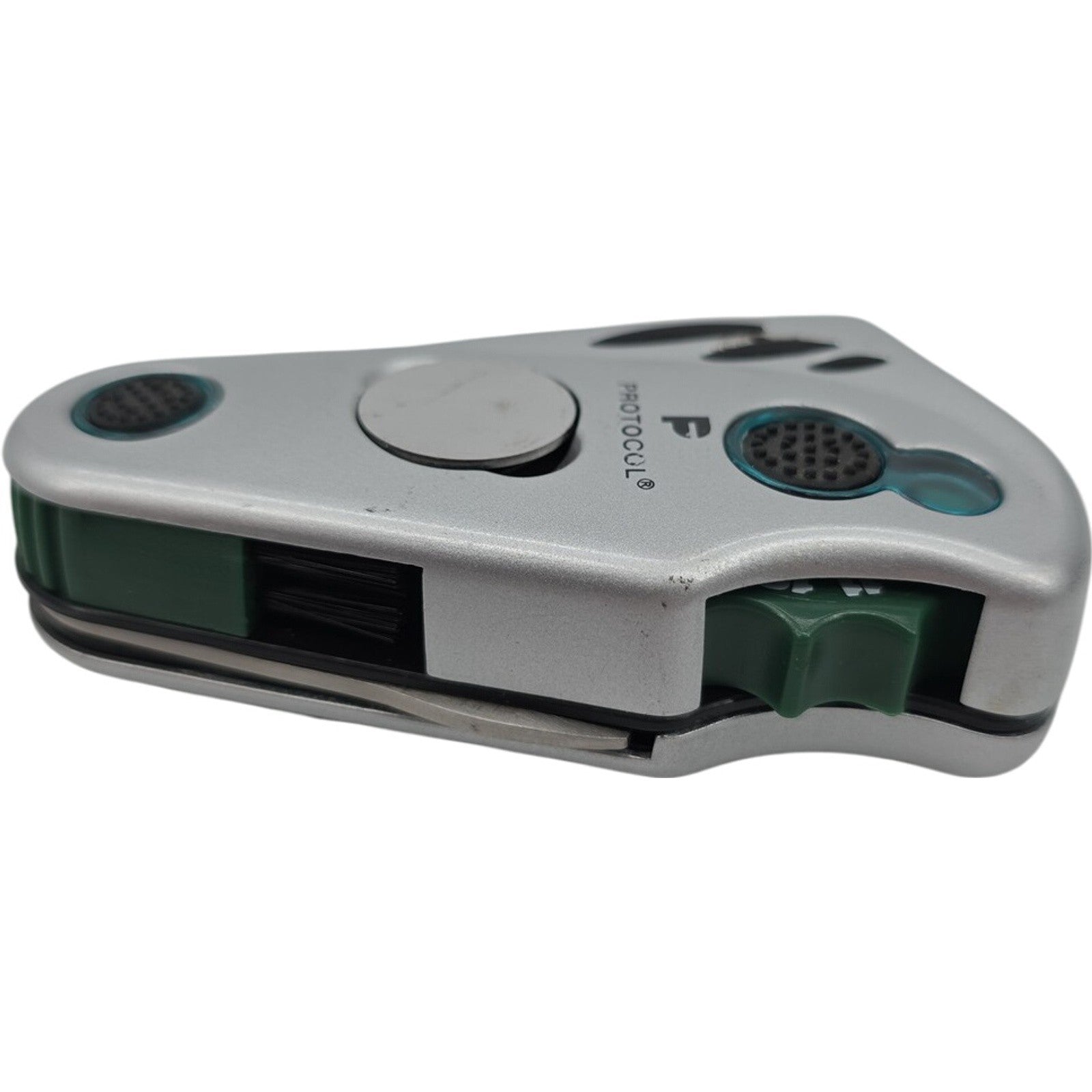 Protocol Silver Digital Counter Golf Score Keeper Clip-On with Brush