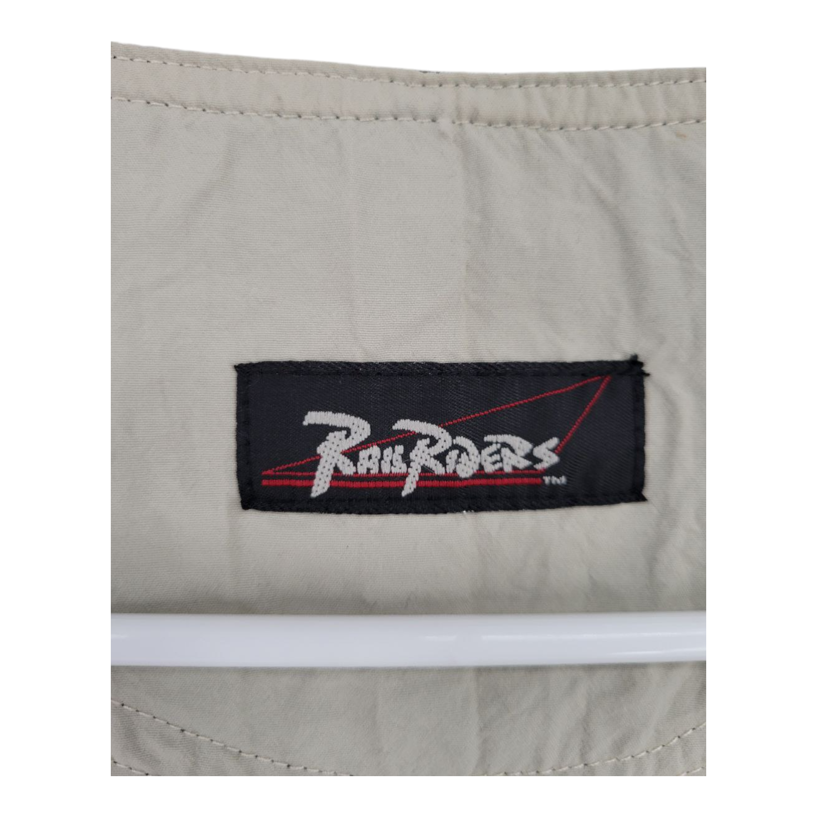 RailRiders Mens Black Button Vest Zipper Pockets