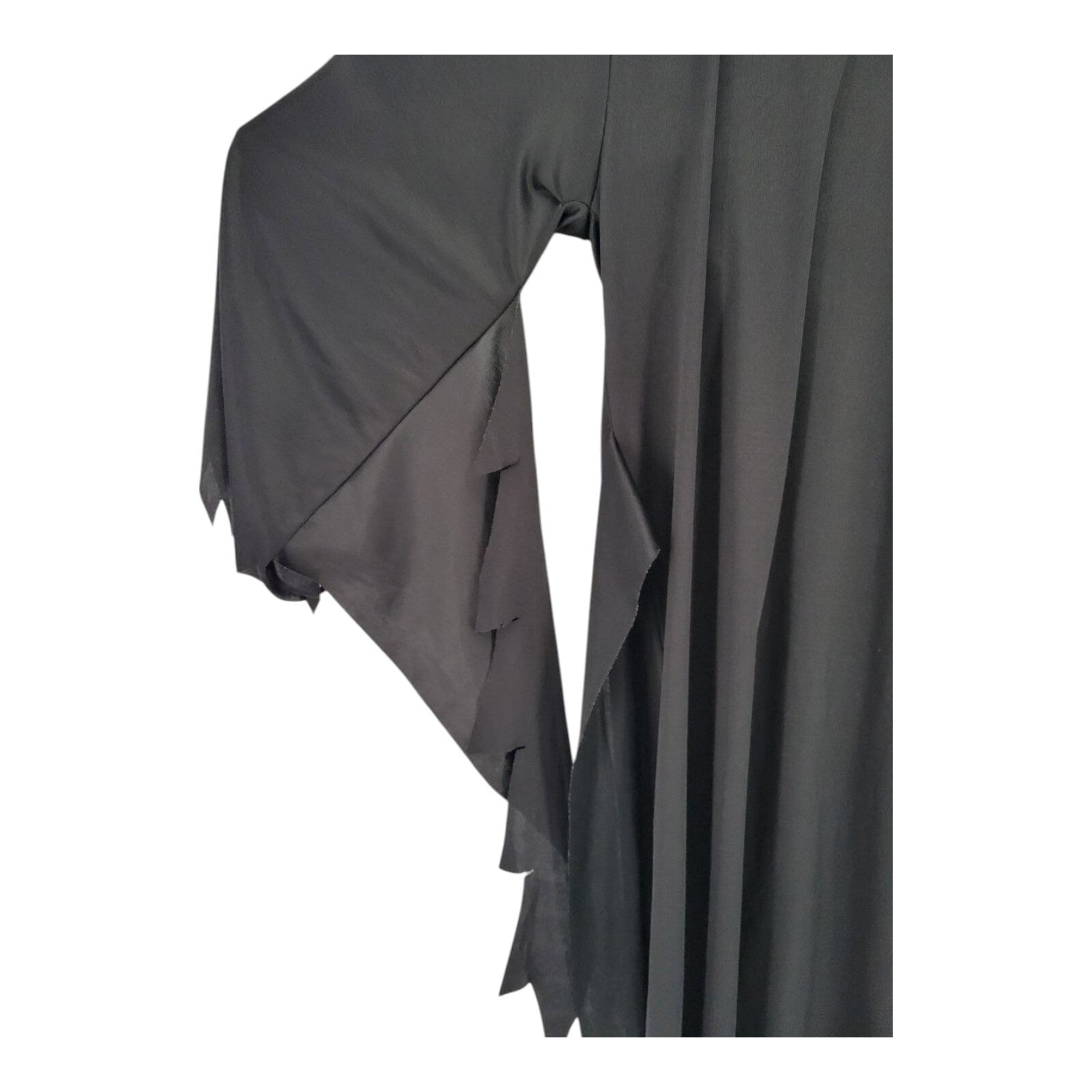 Fun World Black Grim Reaper Hooded Halloween Costume Size 8-10