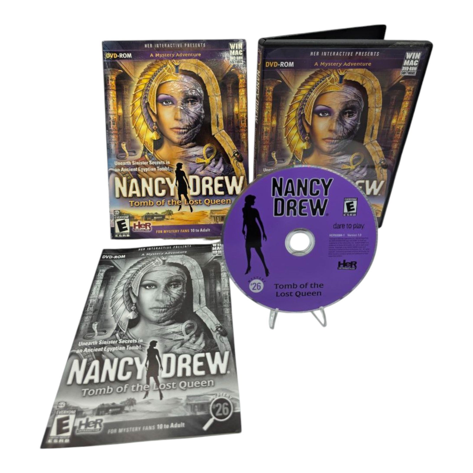 Nancy Drew Tomb of the Lost Queen PC Game Win Mac 2012 Complete Tested
