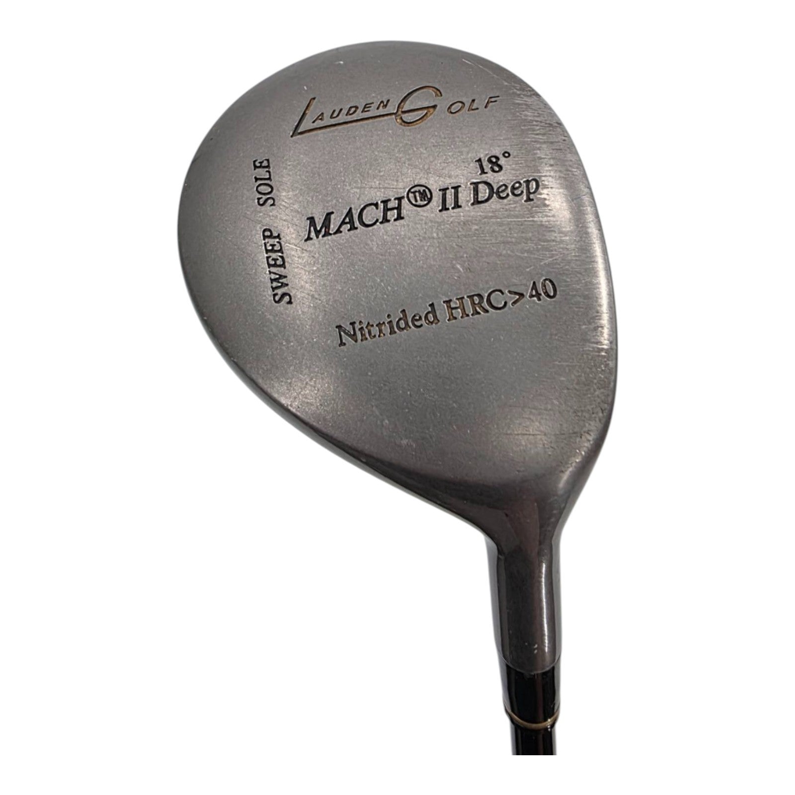 Lauden Golf Mach II Deep 18° Sweep Sole Fairway Wood RH Mens Graphite Shaft 43"