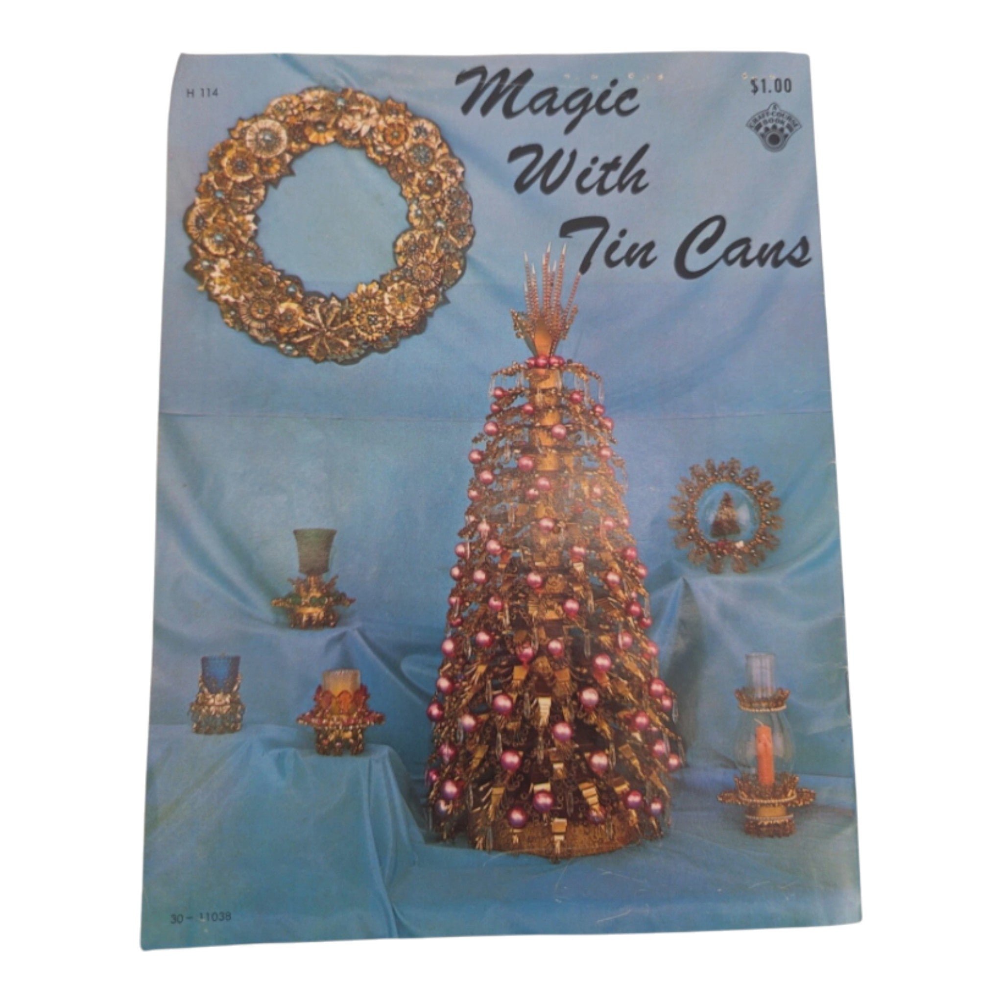 Magic With Tin Cans Vintage Christmas Small Rocking Chair instruction Craft Book