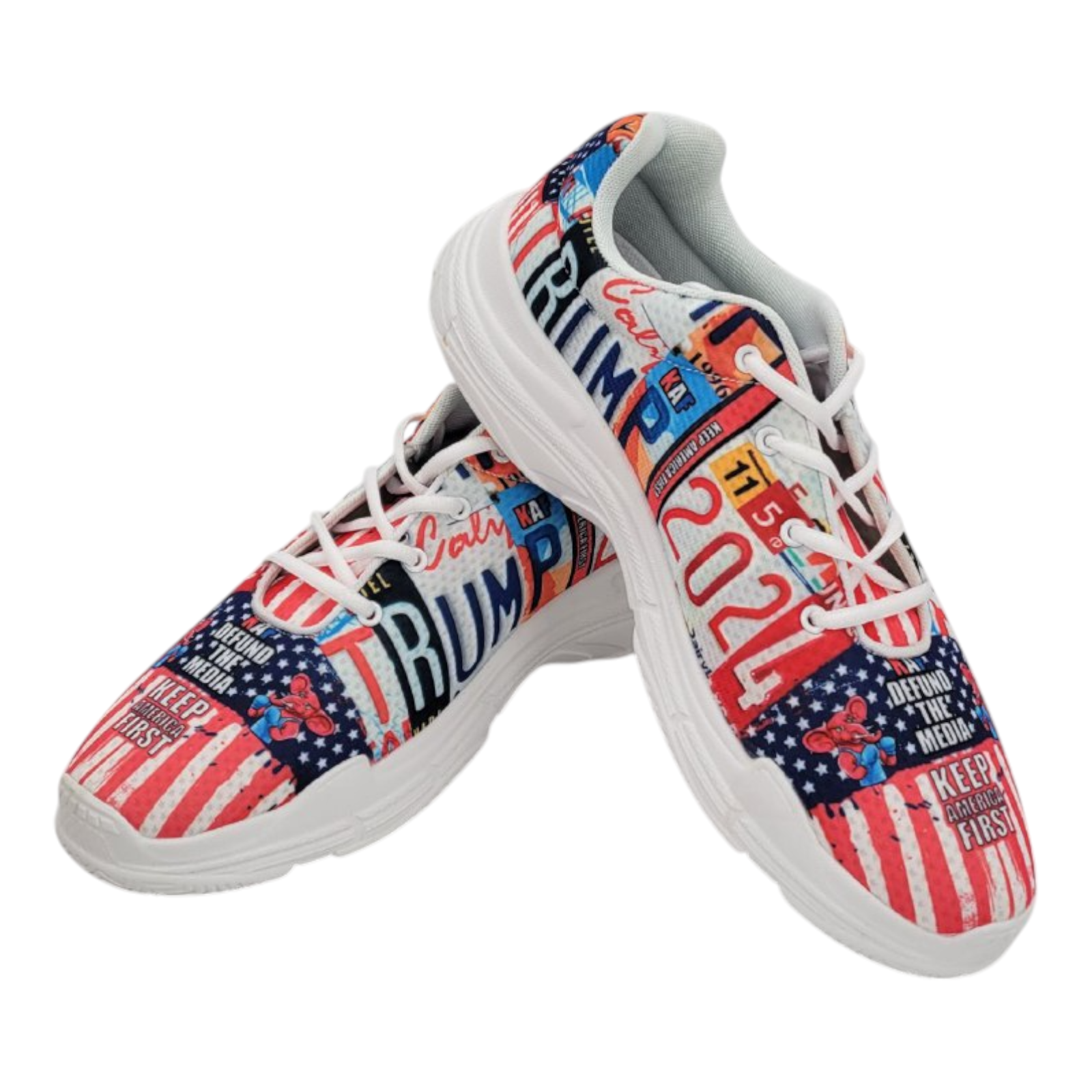 Unbranded Donald Trump 2024 Keep America First Tennis Shoes Mens Size 11.5