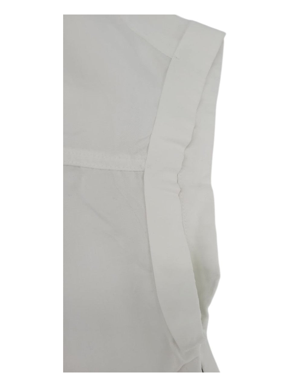 Style & Co Women's White Sleeveless Button Shirt XL Island Getaway