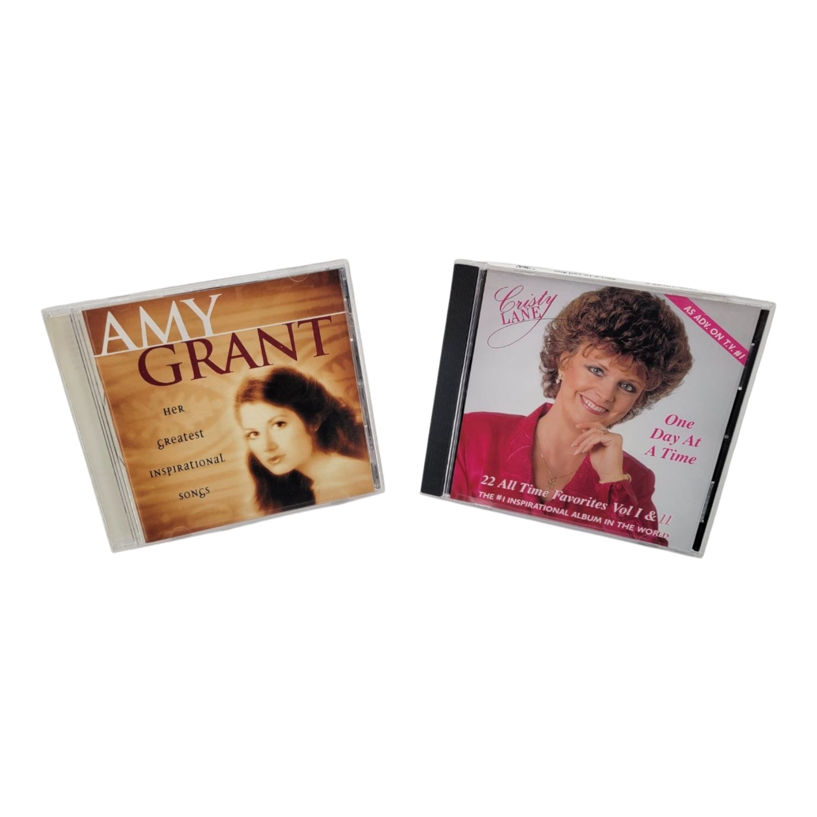 Amy Grant Greatest Inspirational Songs Cristy Lane One Day At A Time 2 CD Bundle
