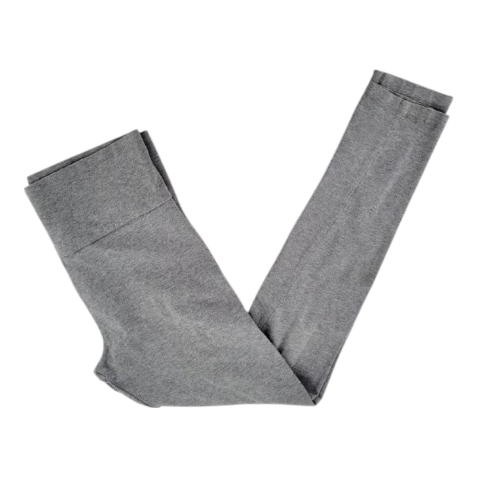 Forever 21 with Purpose Gray Yoga Foldover Waist Stretch Pants Womens Size M