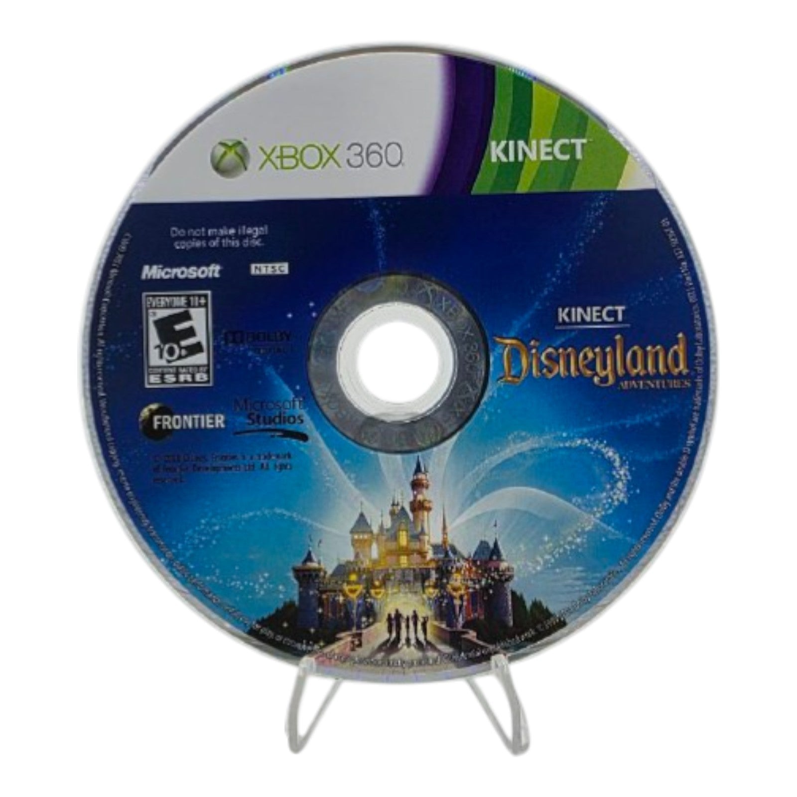 Kinect Disneyland Adventures Xbox 360 Complete with Manual Tested 2011