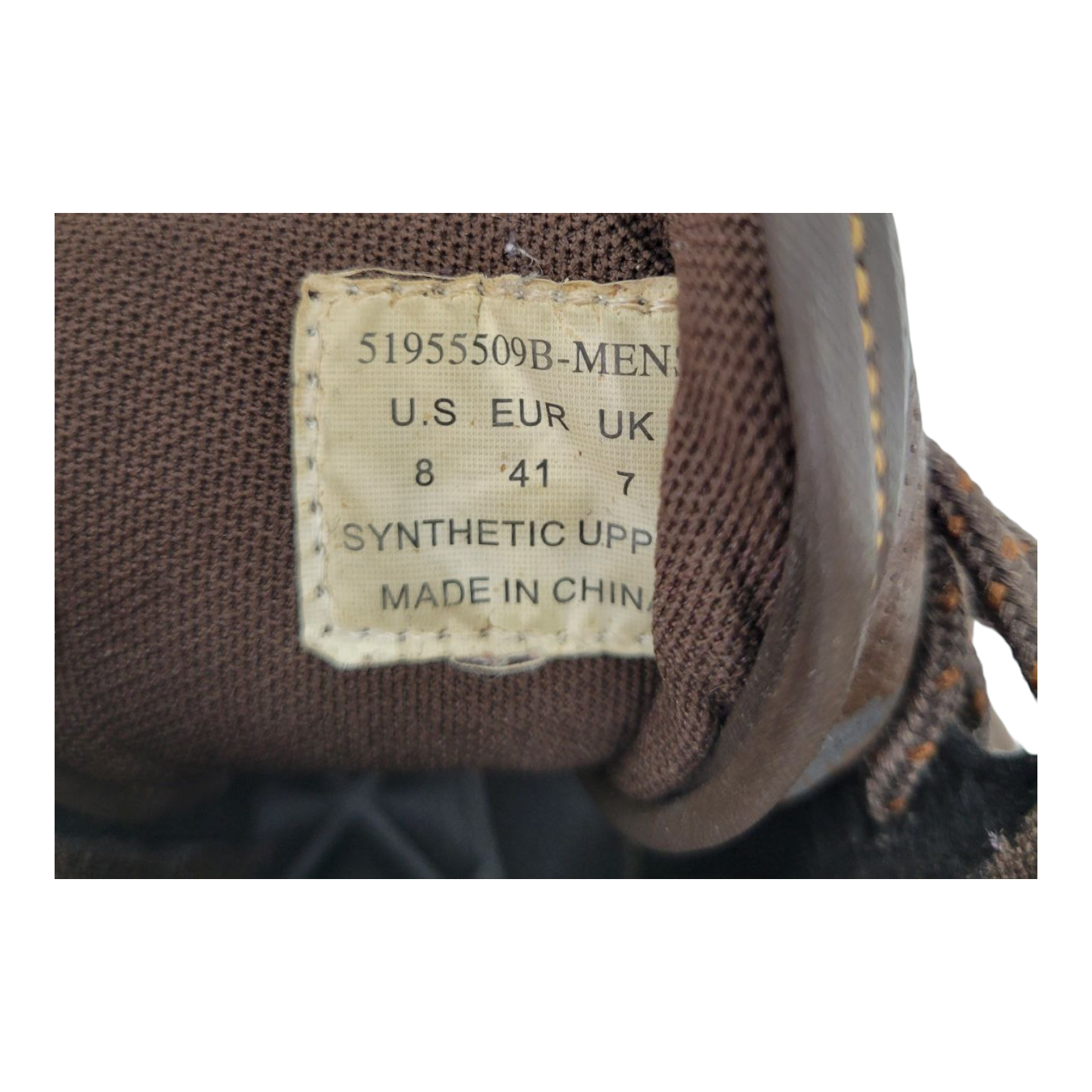 Levi Strauss & Co 51955509B Mens Brown High Top Sneakers Size 8
