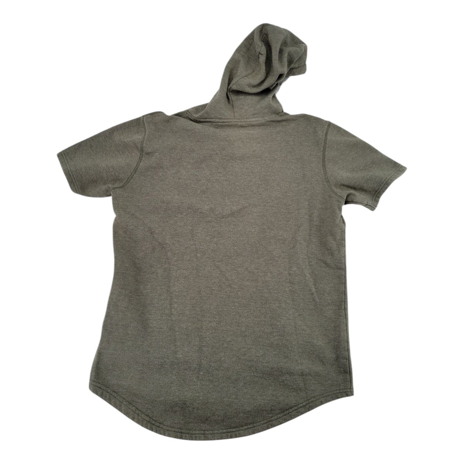 Libertador New York City Short Sleeve Hoodie Olive Green S Longer Length