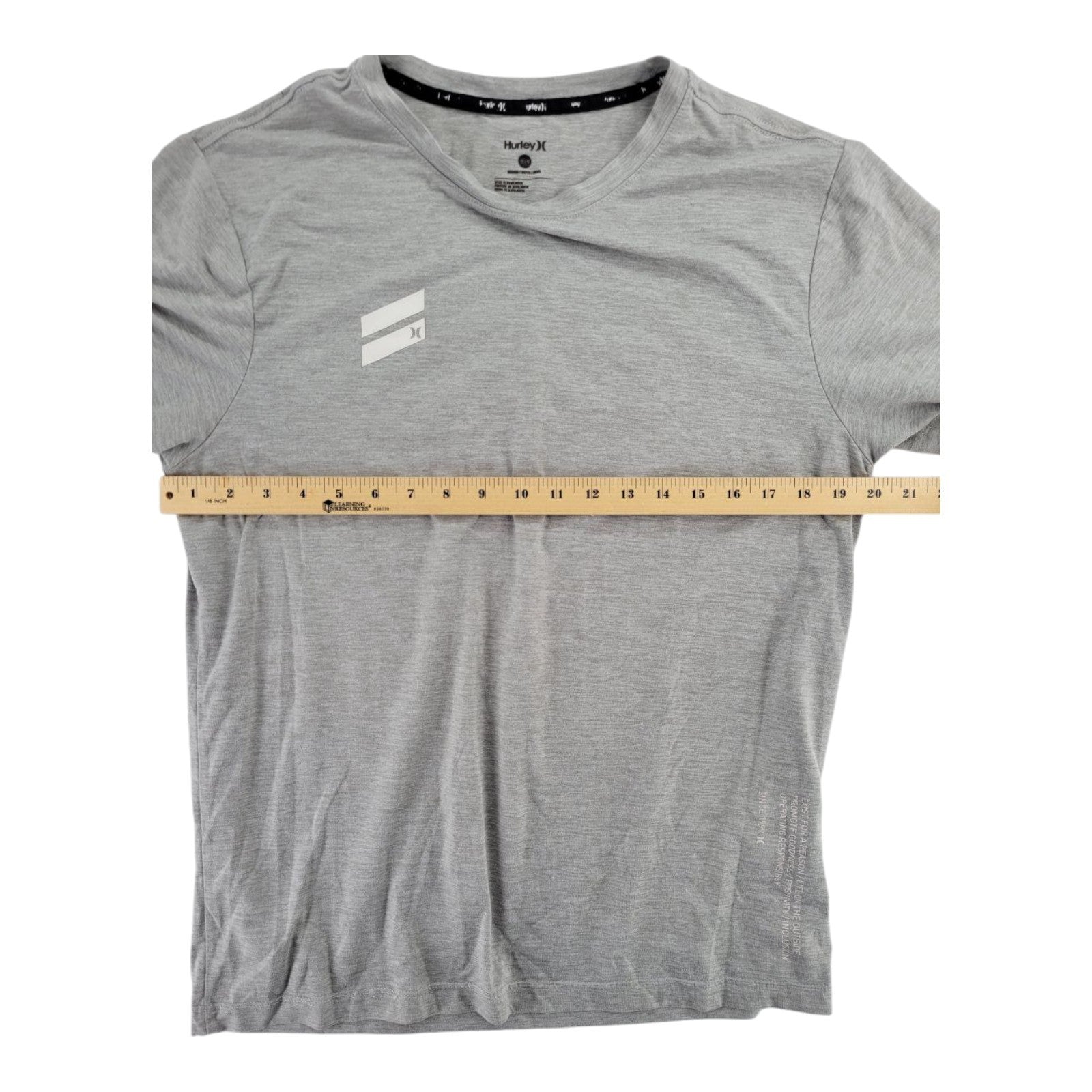 Hurley Gray Performance Stretch T-Shirt Men's Size M