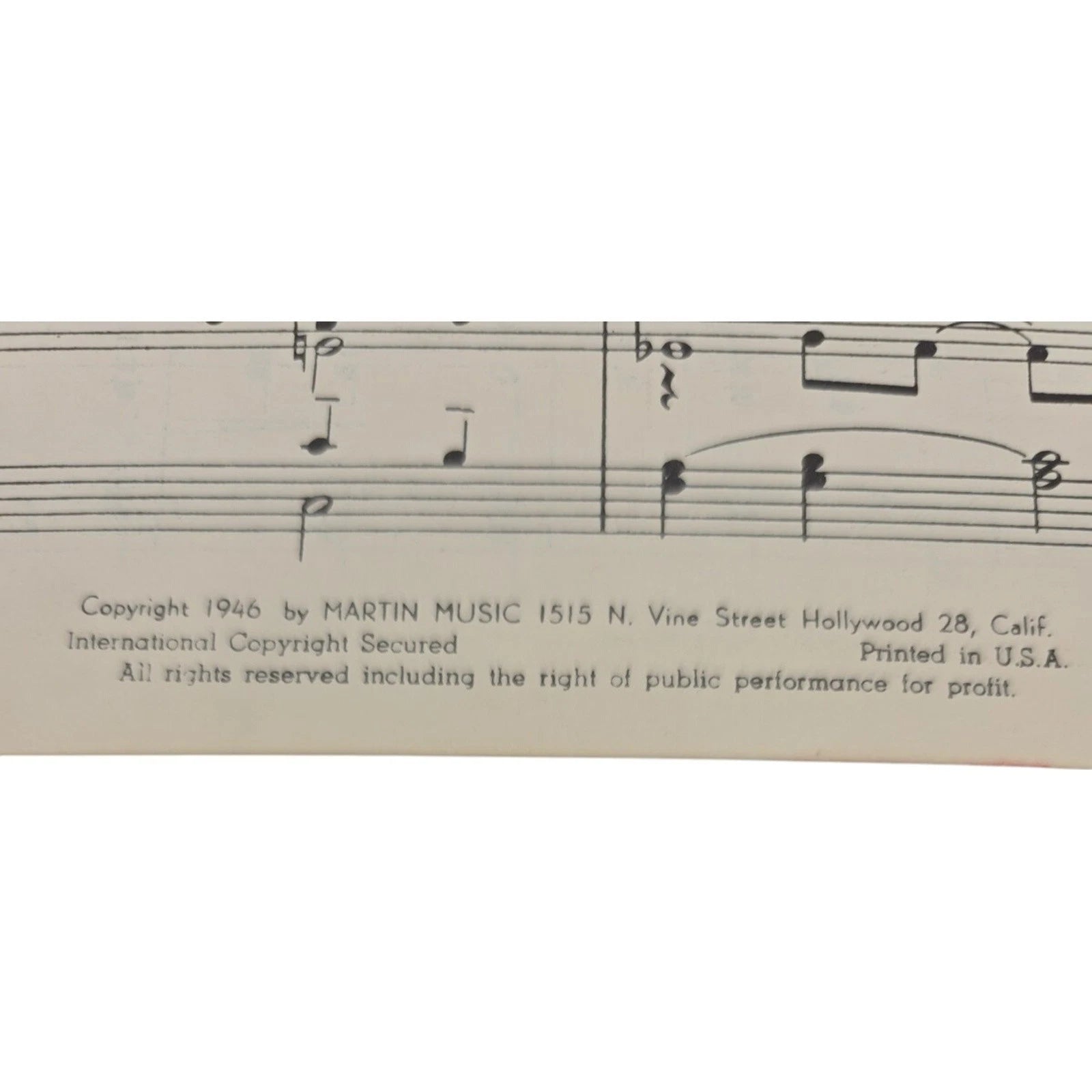 One-zy, Two-zy (I Love You-zy) Dave Franklin 1946 Vintage Sheet Music