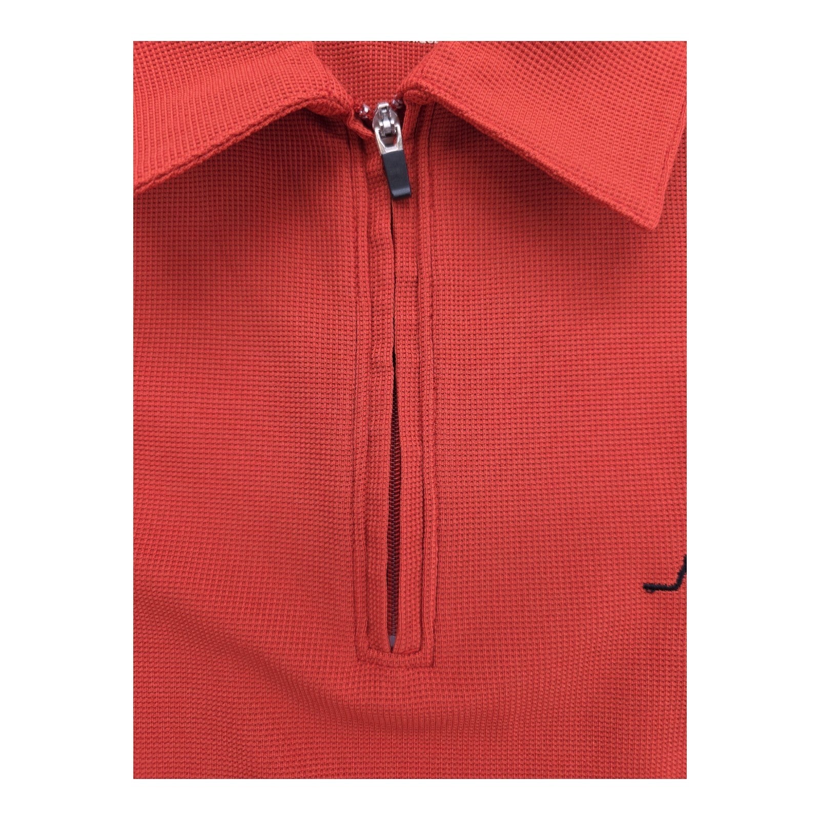 Oobe HydrOvent Adrenaline Polo Shirt Men’s Small Red Quarter Zip Polyester