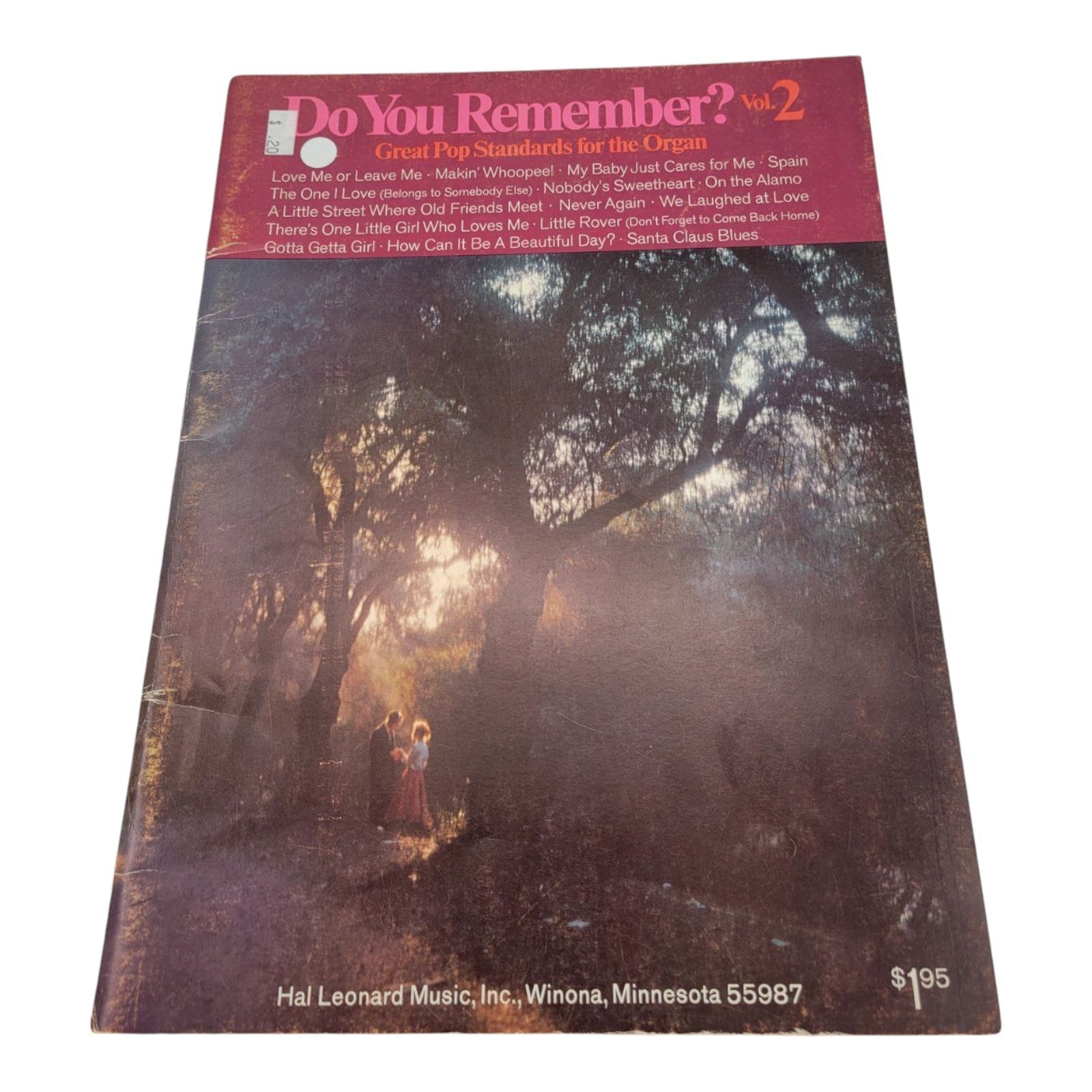 Hal Leonard Do You Remember? Vol 2 Great Pop Standards For The Organ Music Book