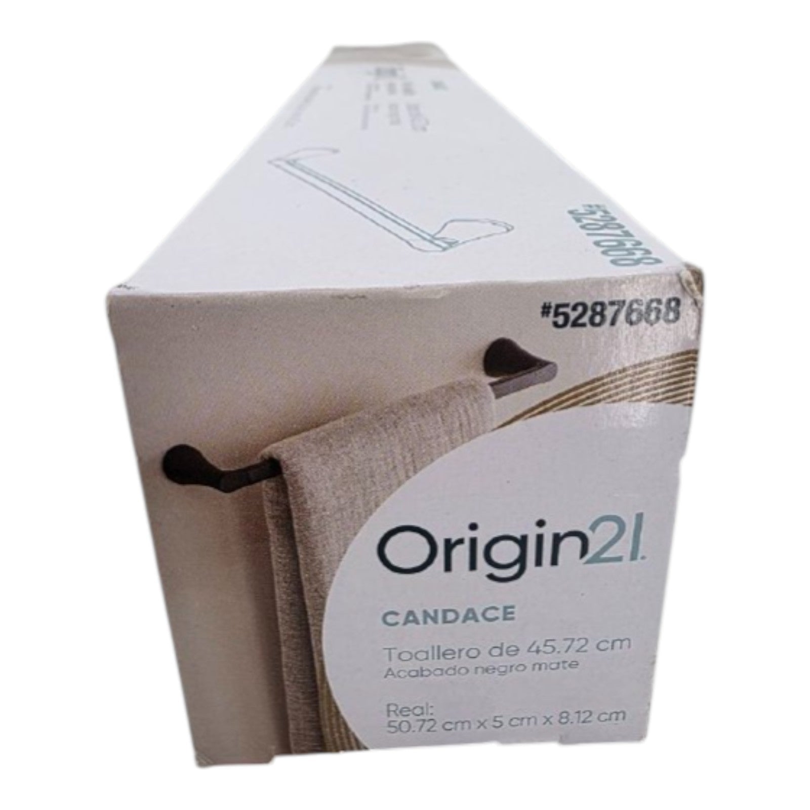 Origin21 Candace 18" Towel Bar Matte Black Finish #5287668