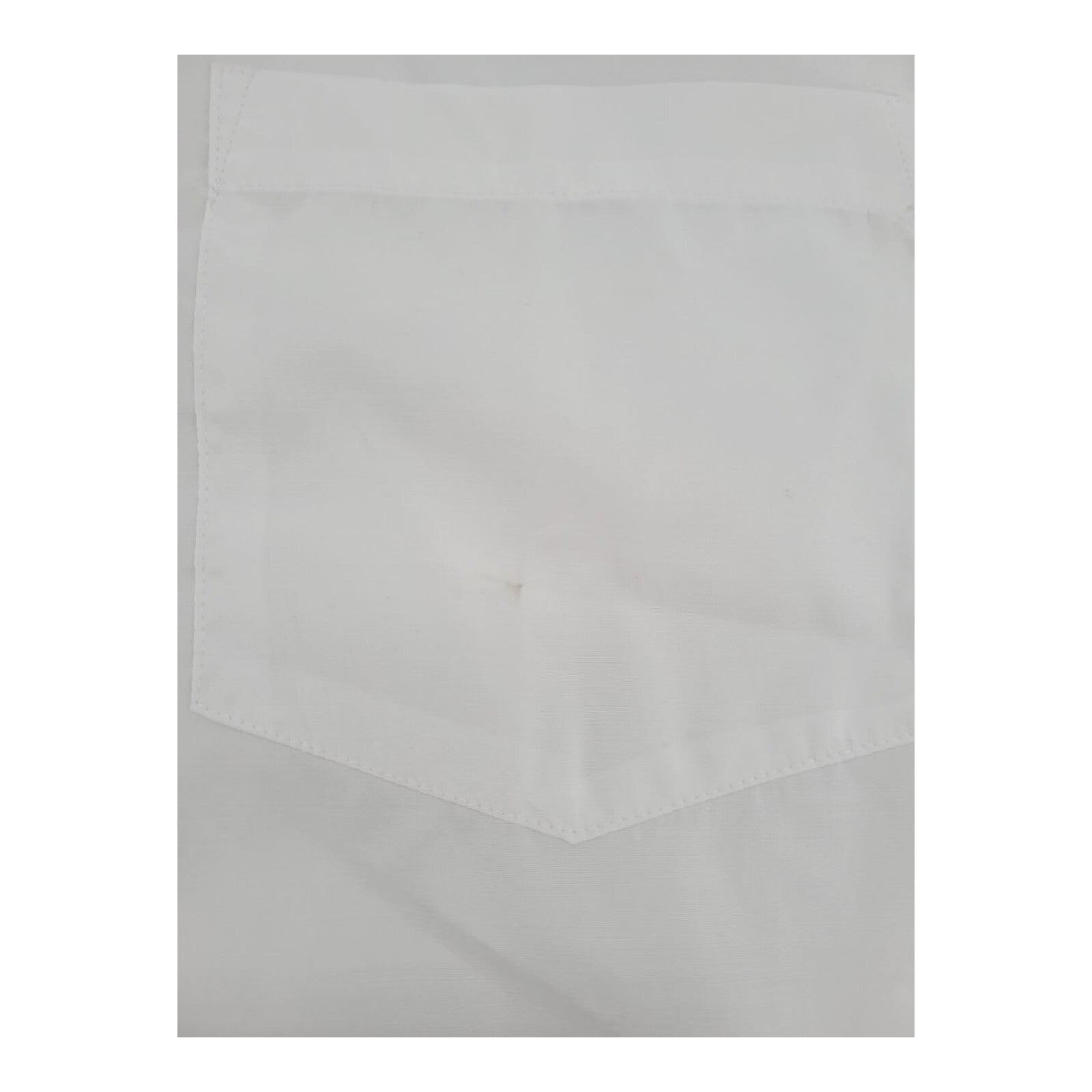 N. Romanov White Dress Shirt Short Sleeve Button Up Size 16.5