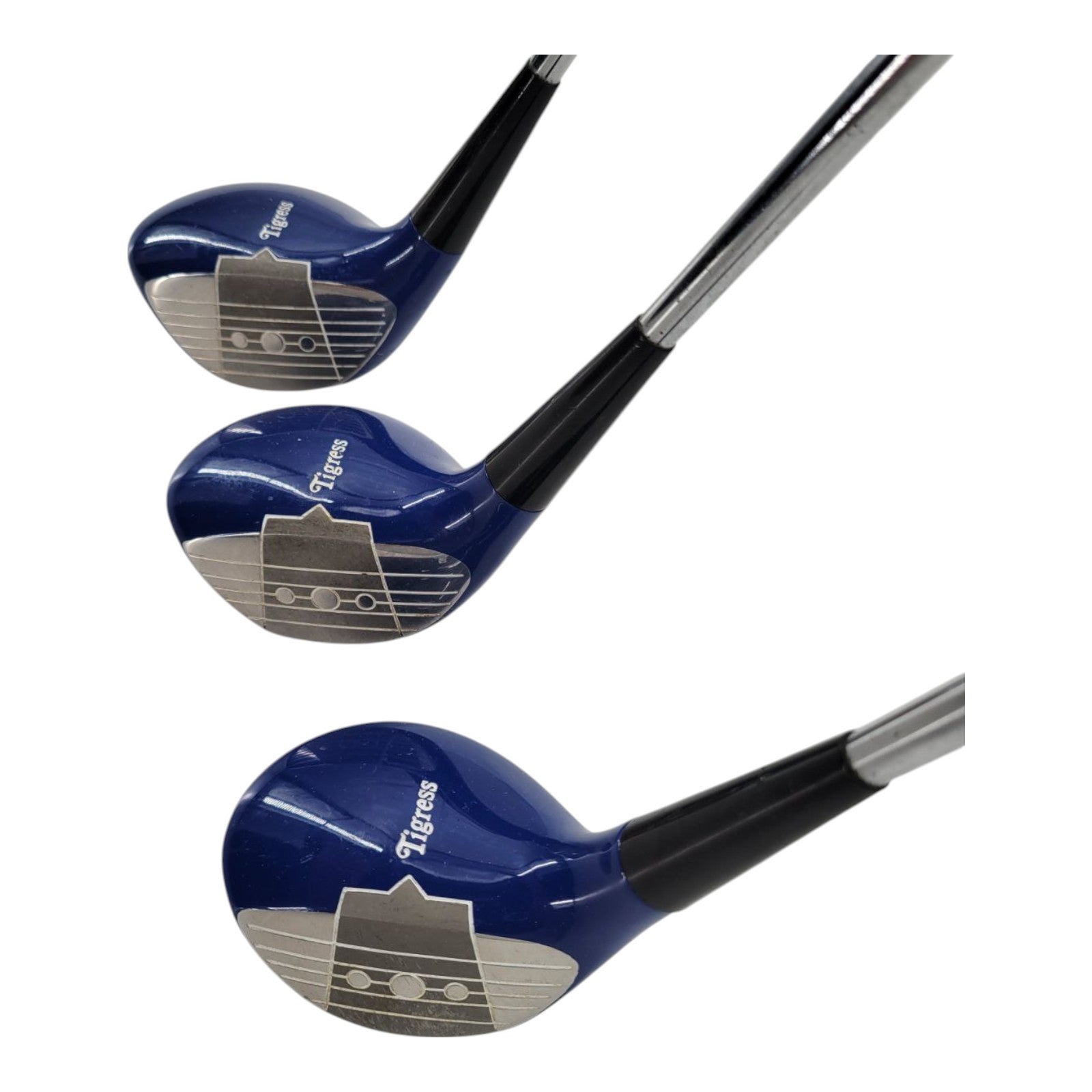 Lynx Tigress Ladies Golf Club Driver 3 7 Woods RH Steel Shafts Original Grips