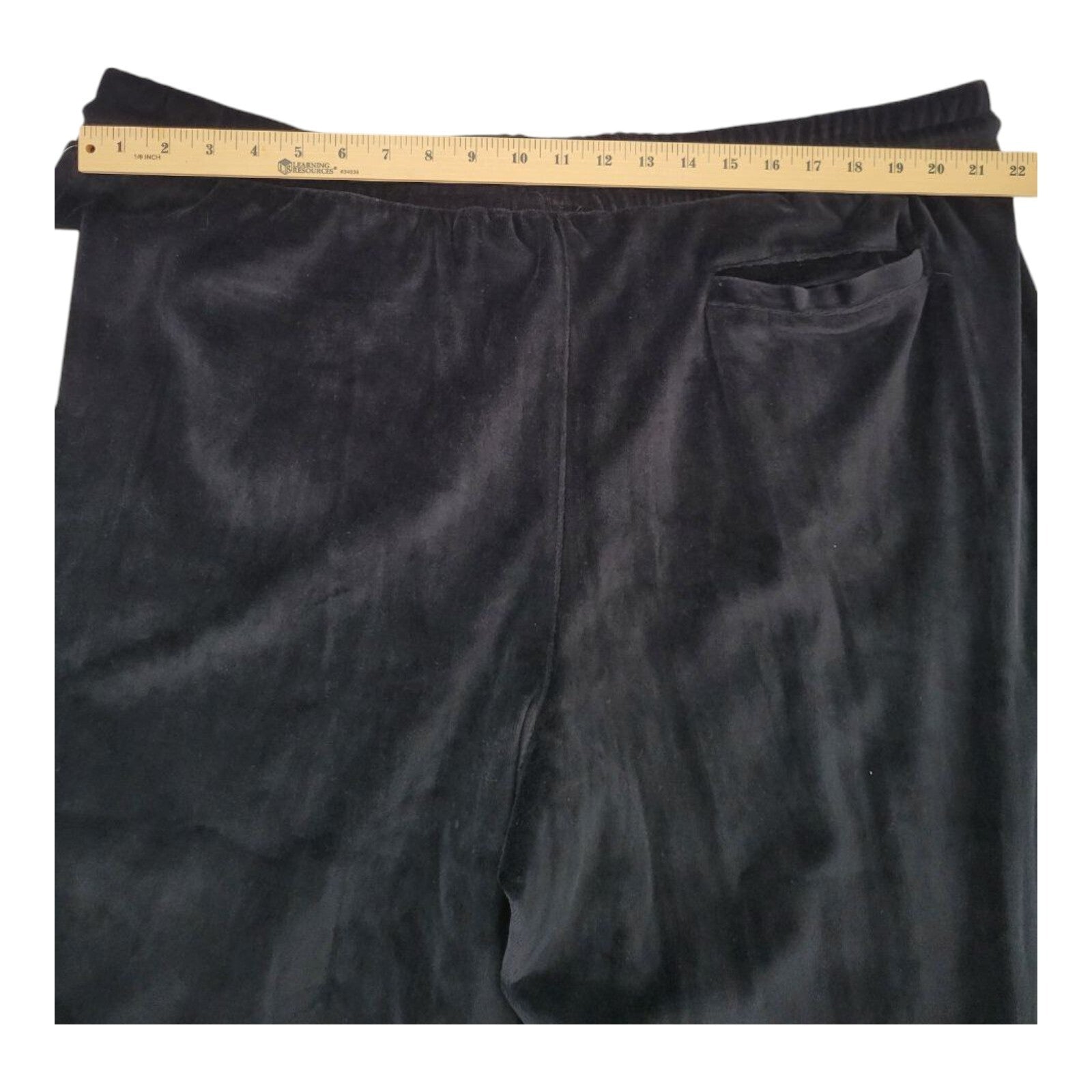 Dogg Supply by Snoop Dogg Velour Black Sweatpants Gold Zip Ankle Size 3XL