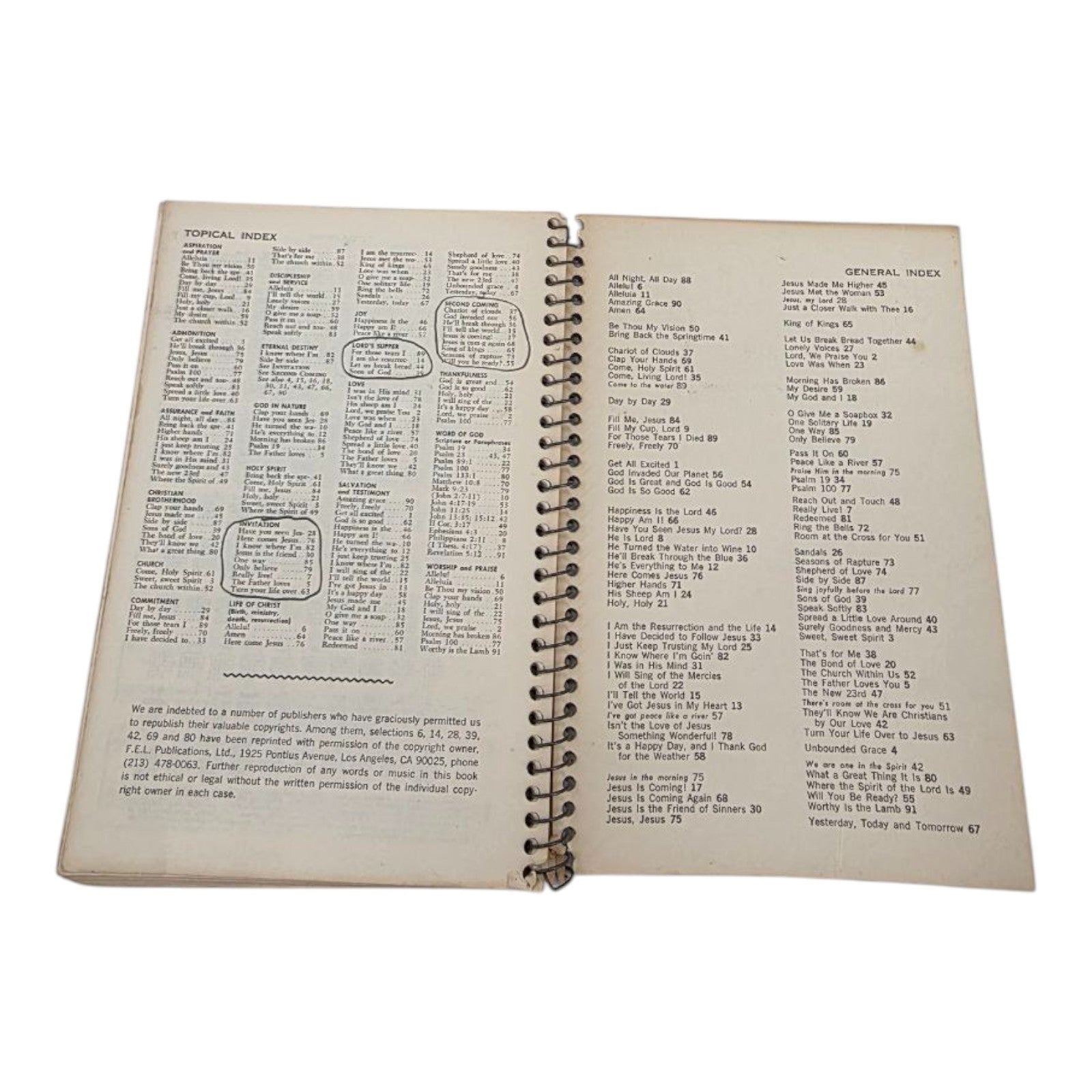 Folk Celebration Another Singspiration Songbook 1972 Compiled by Fred Bock