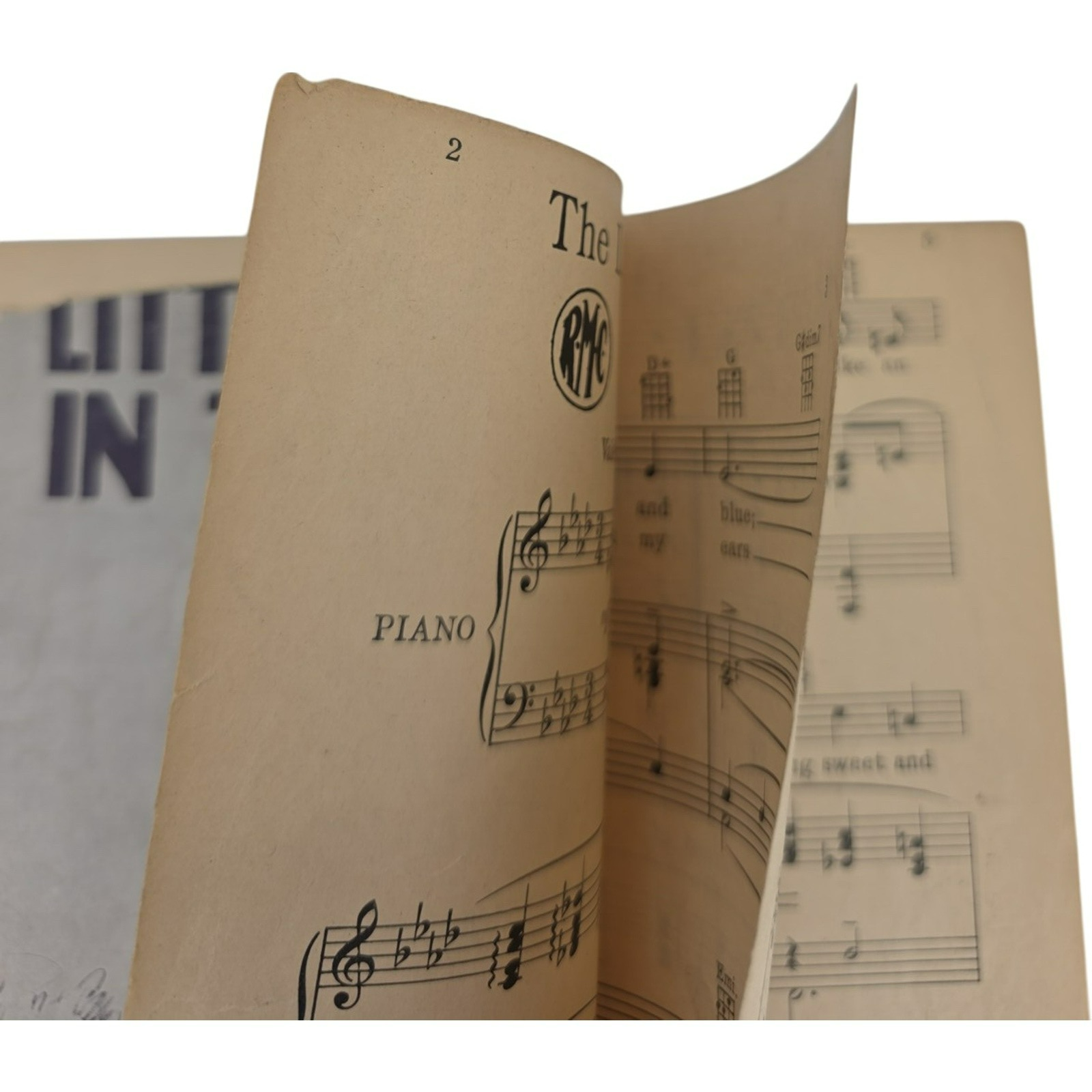 Vintage 1931 Sheet Music The Little Old Church In The Valley