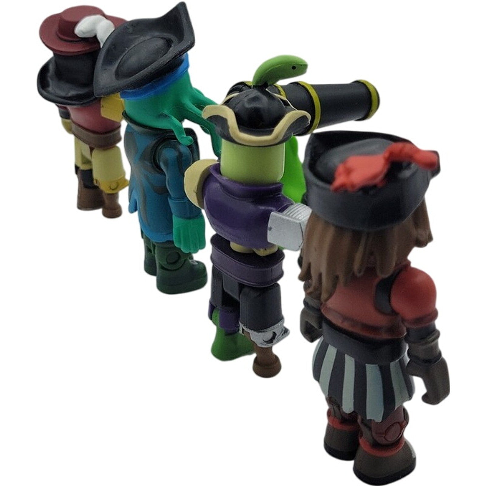 Roblox Action Collection Pirate Showdown 4 Figure Pack Loose with Accessories