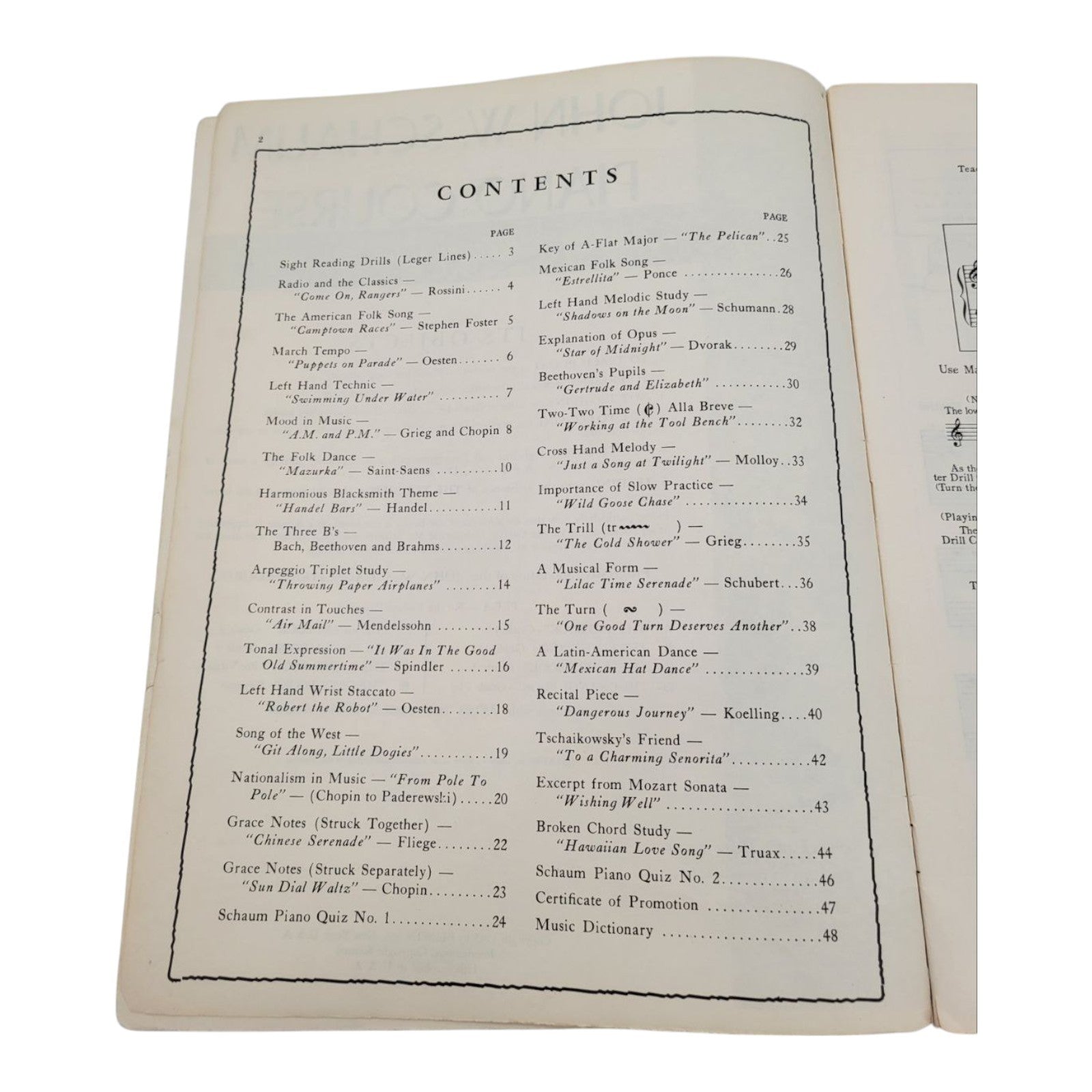 John W Schaum Piano Course and Recital Book Set 1945 Belwin Mills Publishing