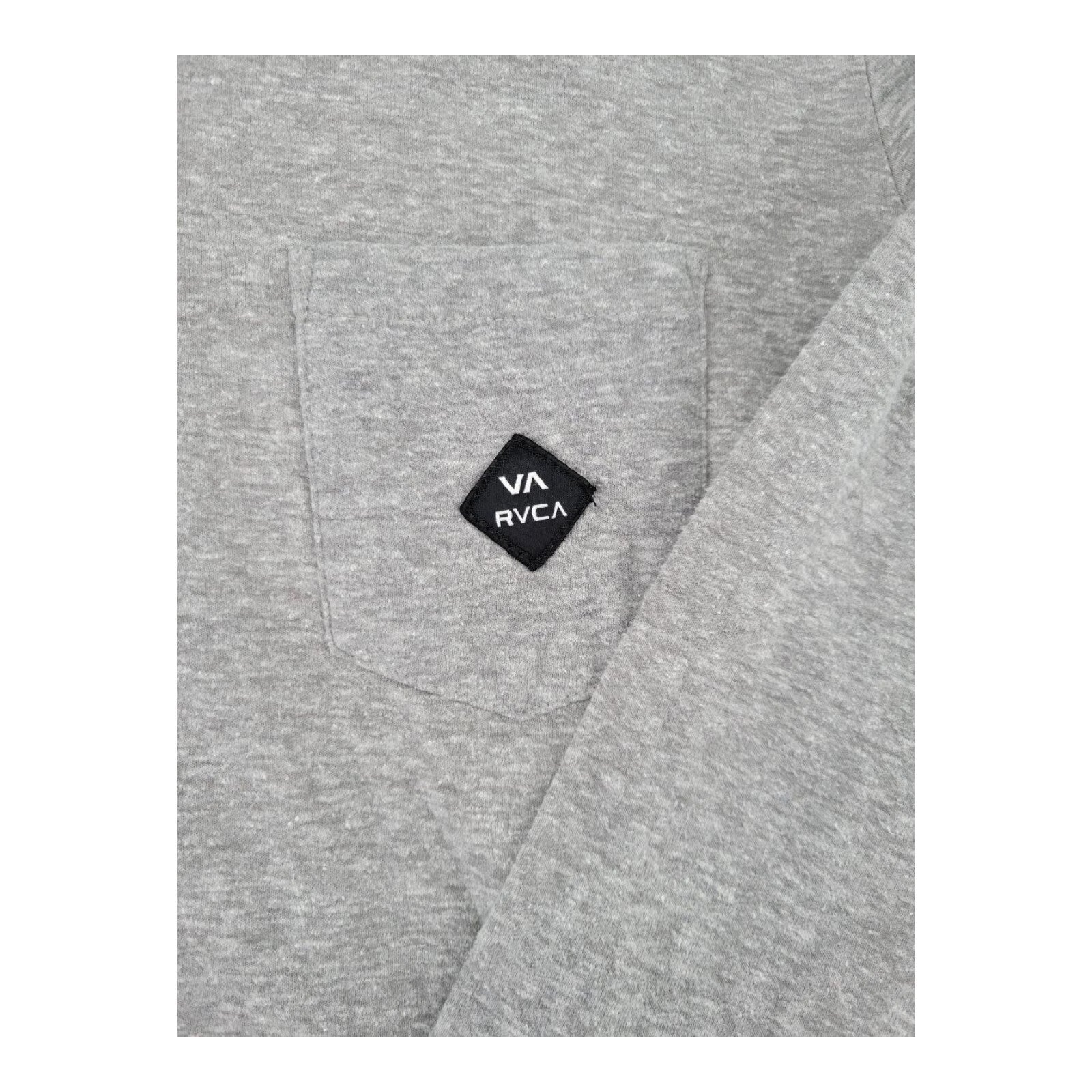 RVCA Gray Pullover Hoodie Mens Lightweight Long Sleeve Pocket Size S
