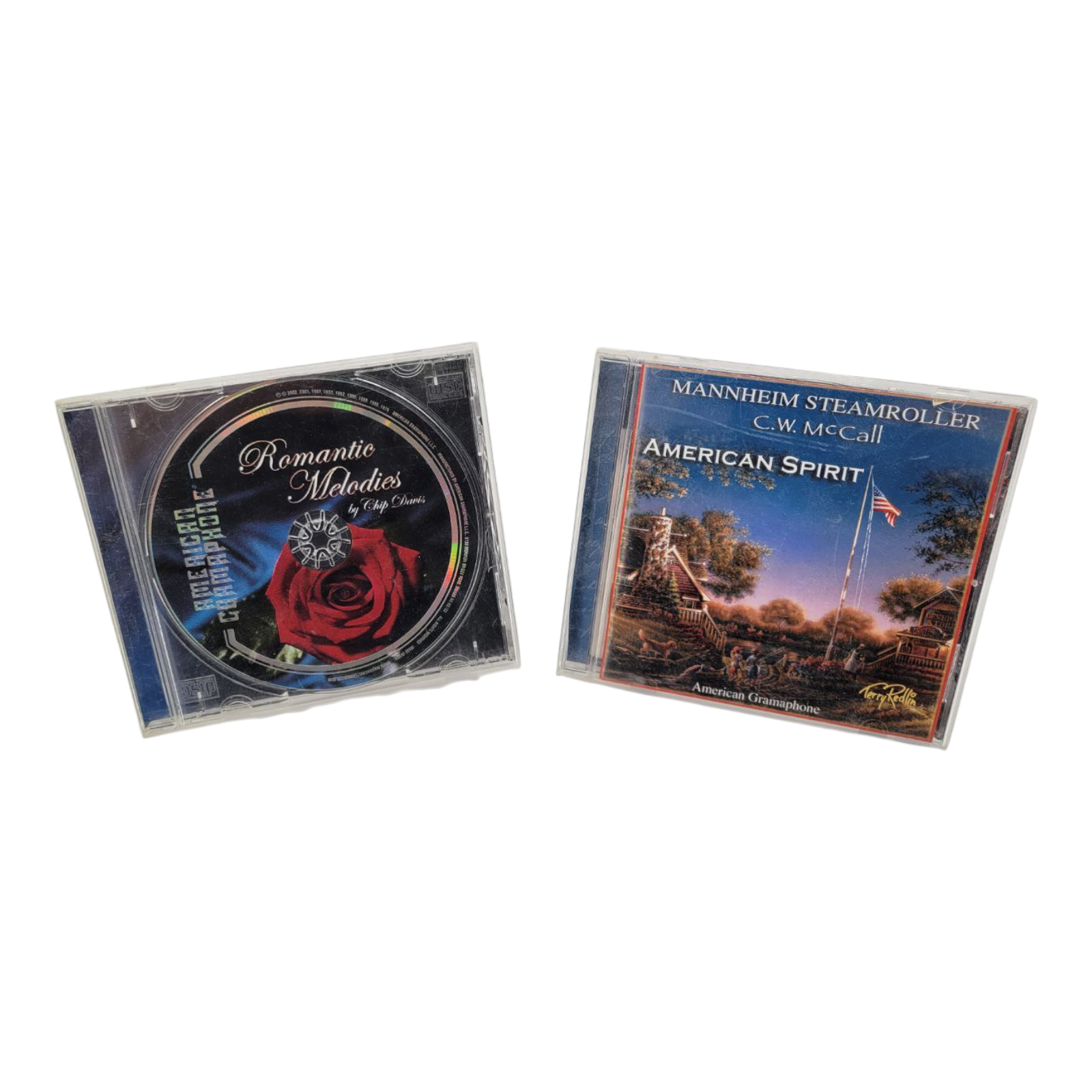 Mannheim Steamroller American Spirit and Romantic Classics 2 CD Bundle