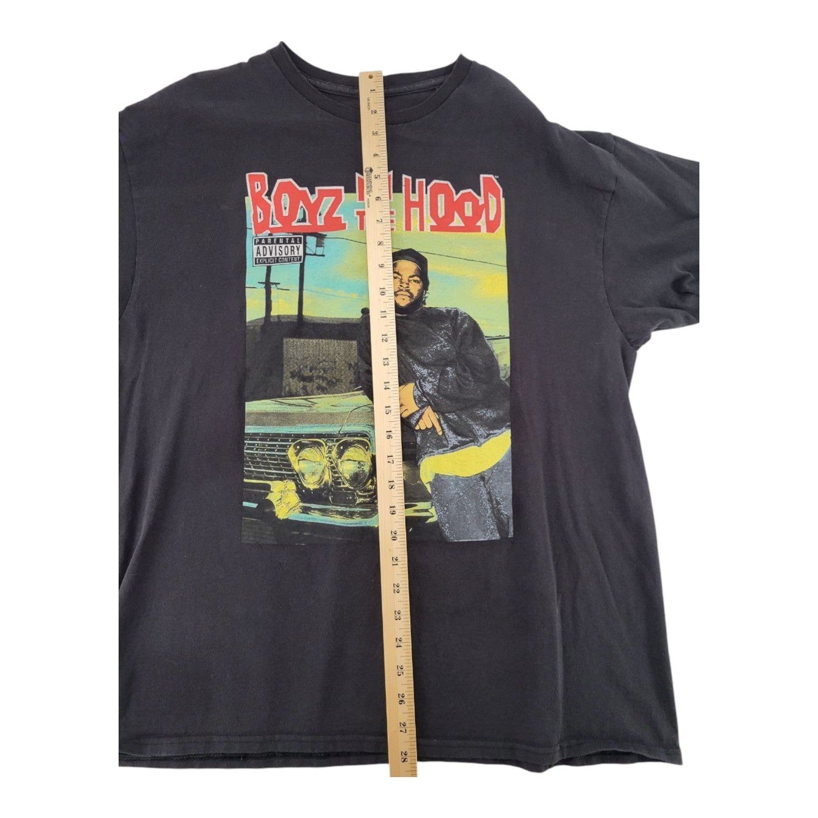 Boyz N The Hood Ice Cube Graphic T-Shirt Black MAD Engine 2023 Size XL