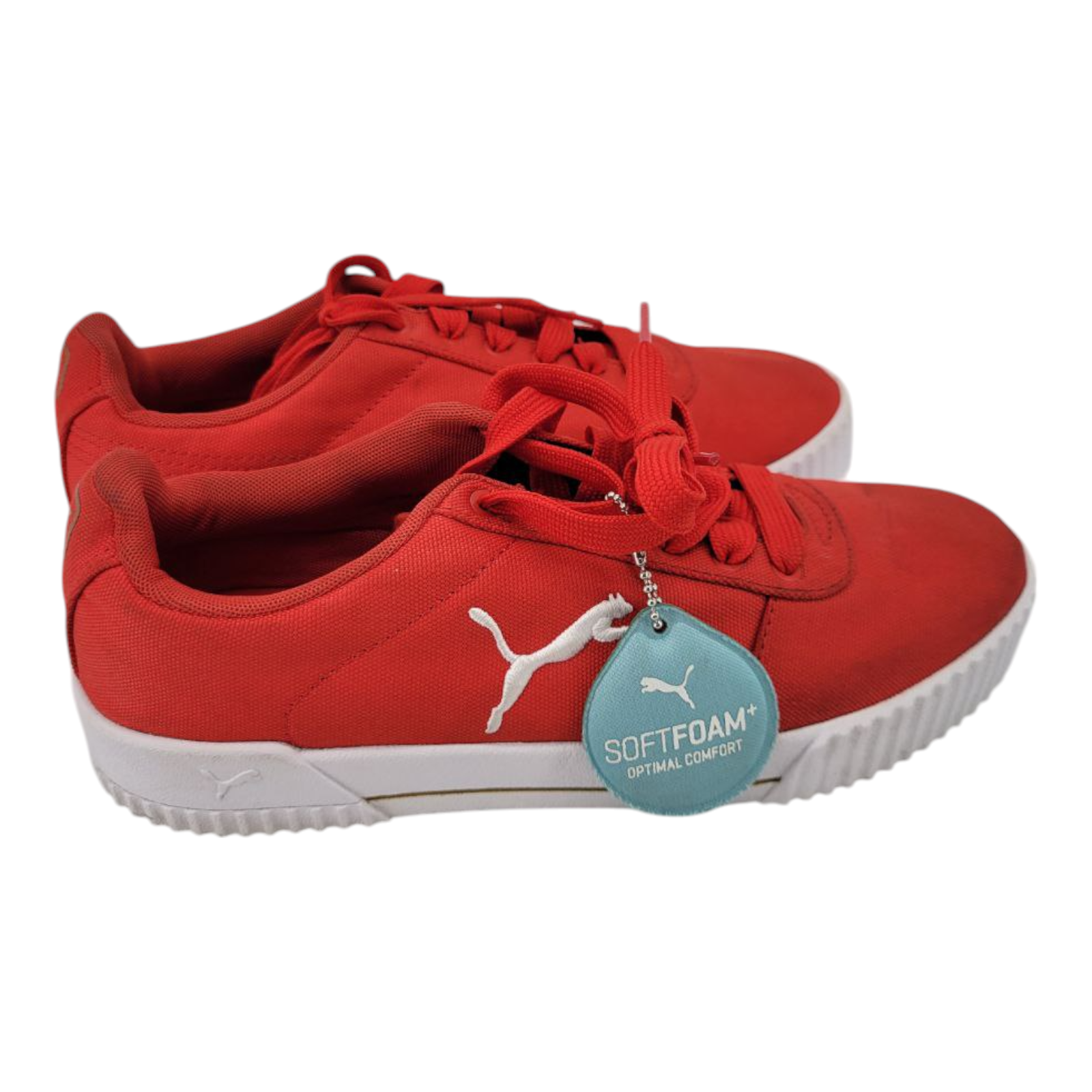 Puma SoftFoam Carina Summer Cat Red Sneakers Womens Size 9.5 373997-04