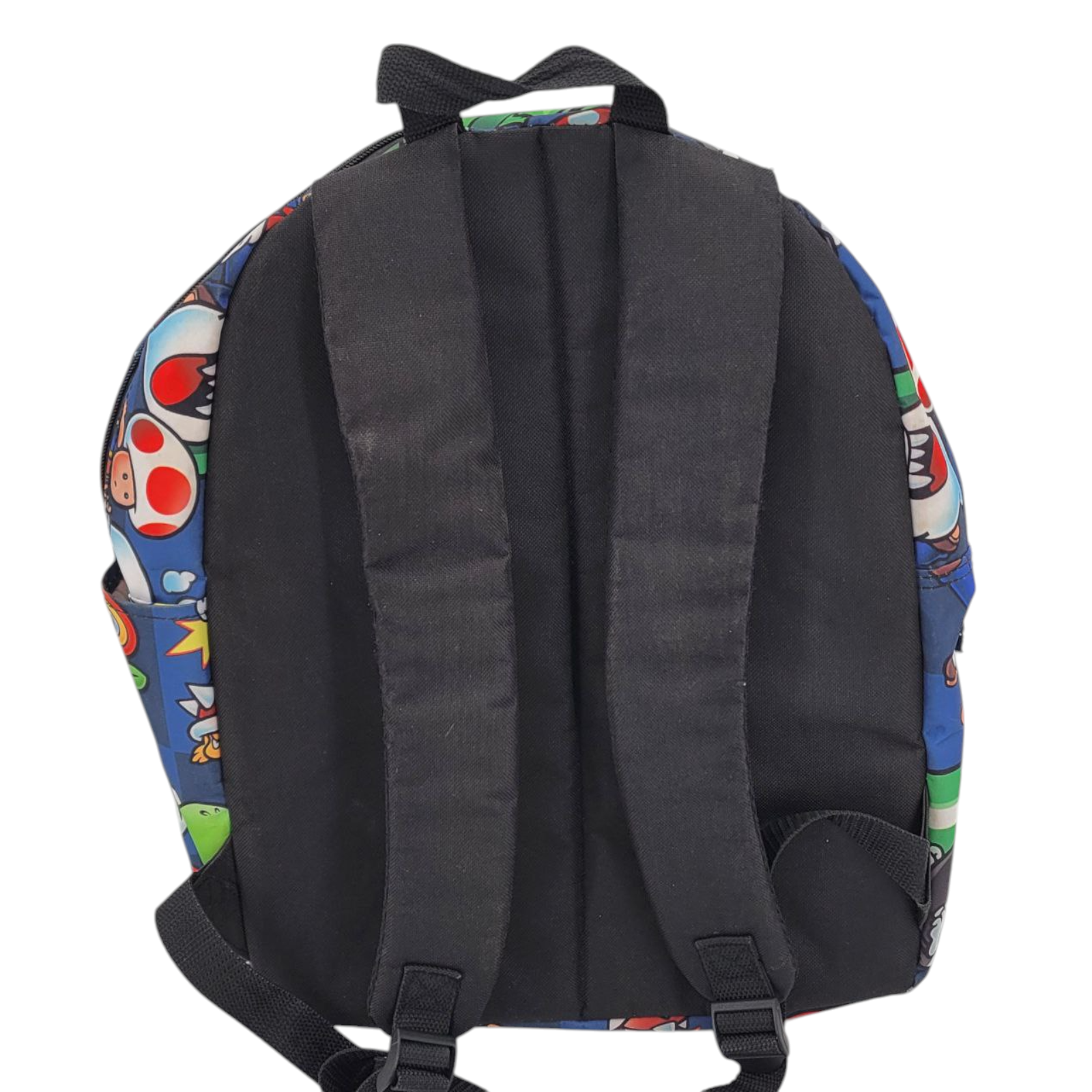 Nintendo Super Mario Multi-Colored Kids School Backpack Adjustable Straps 15x13