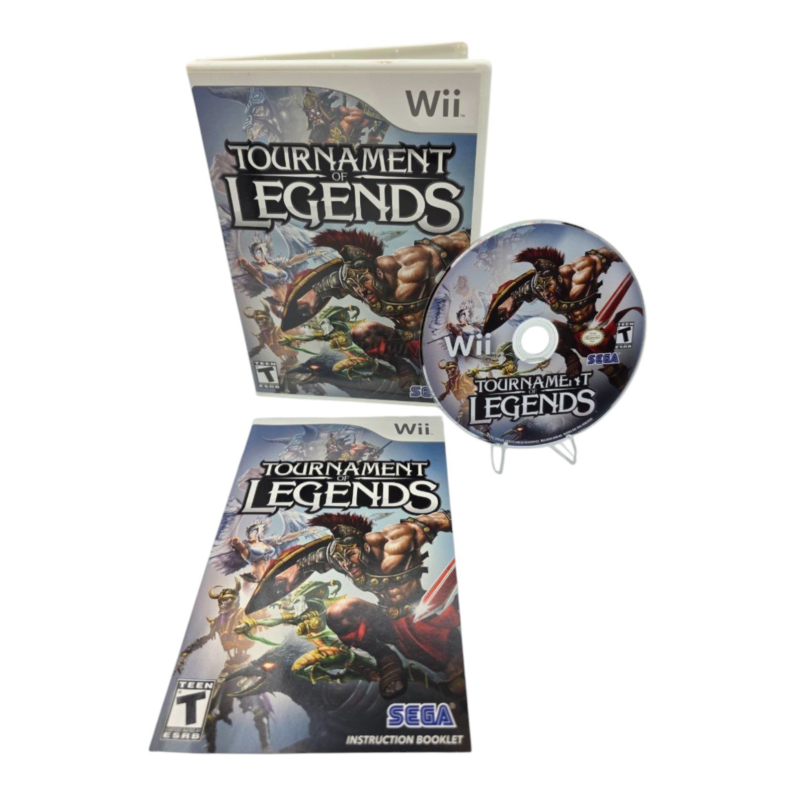Tournament of Legends Nintendo Wii 2010 Fighting Video Game CIB Complete Tested