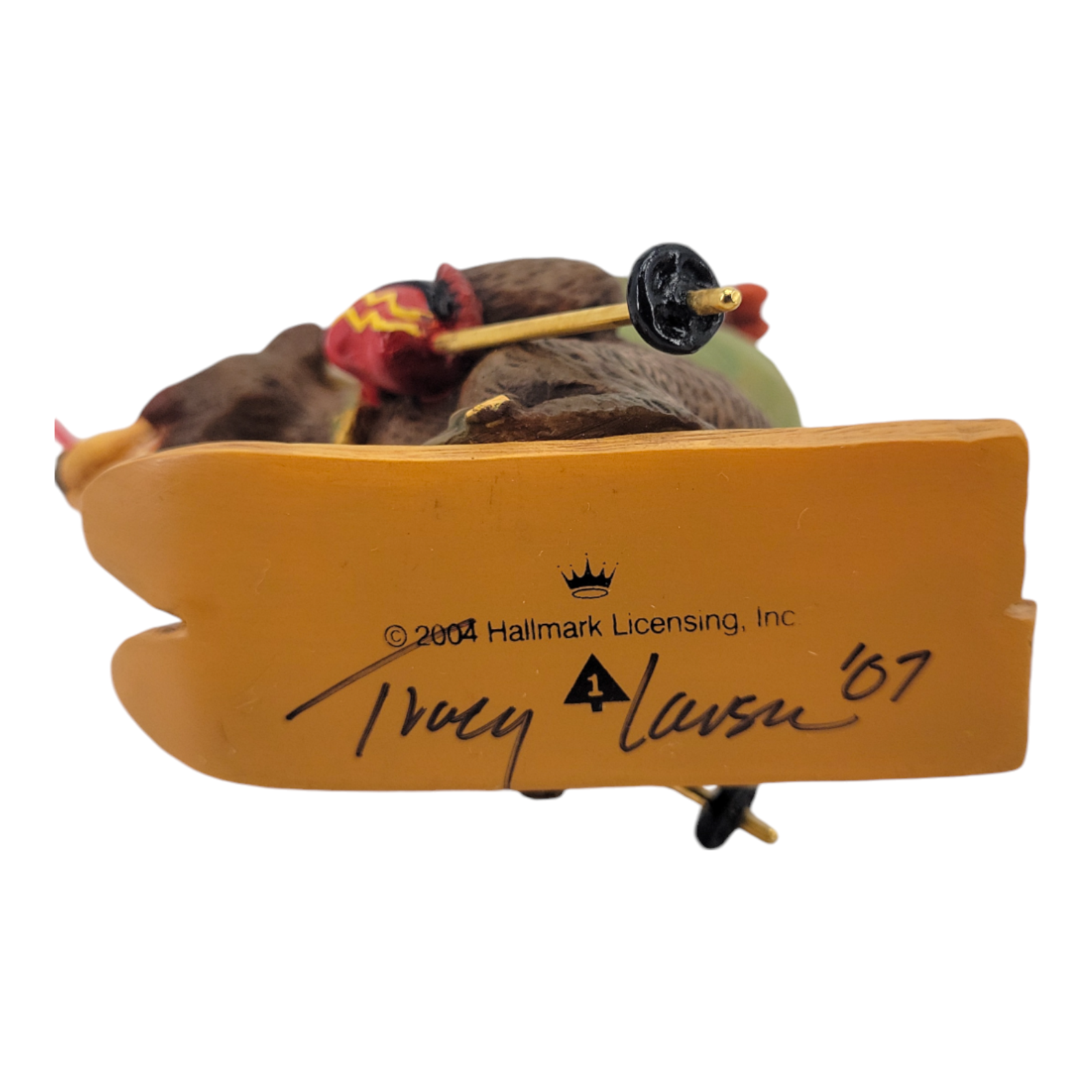 2004 Hallmark Ornament Downhill Delivery Nick and Christopher 1st in Series Bear