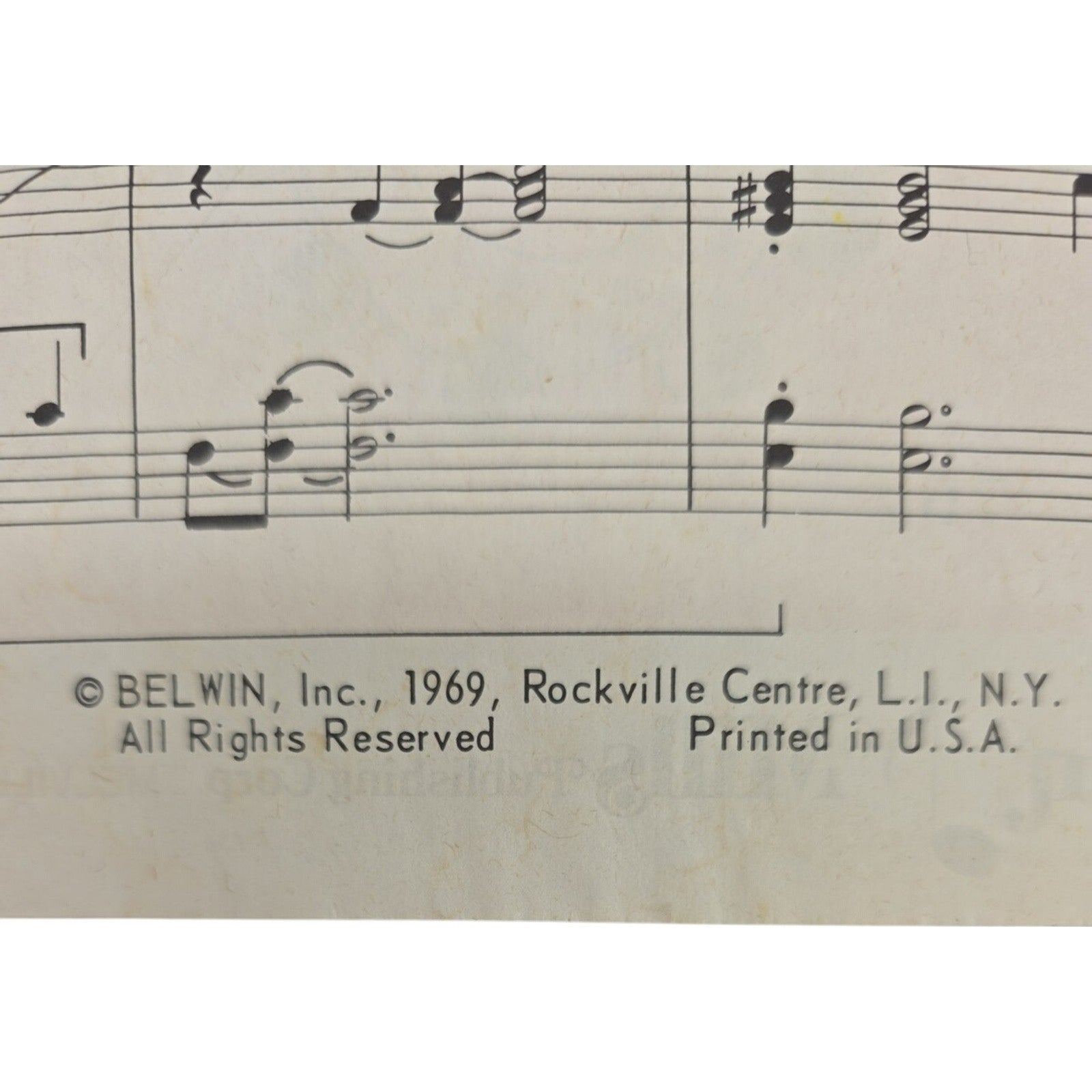 Vintage 1969 Piano Solo Gypsy Earrings by Bret Adams Sheet Music