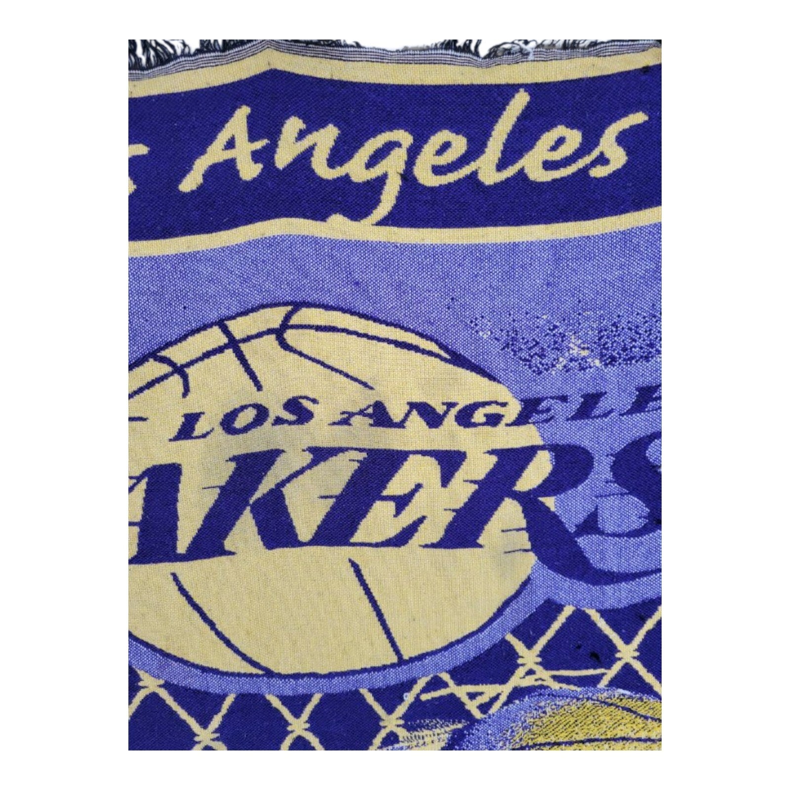 The Northwest Company Los Angeles Lakers Woven Throw Blanket Vintage