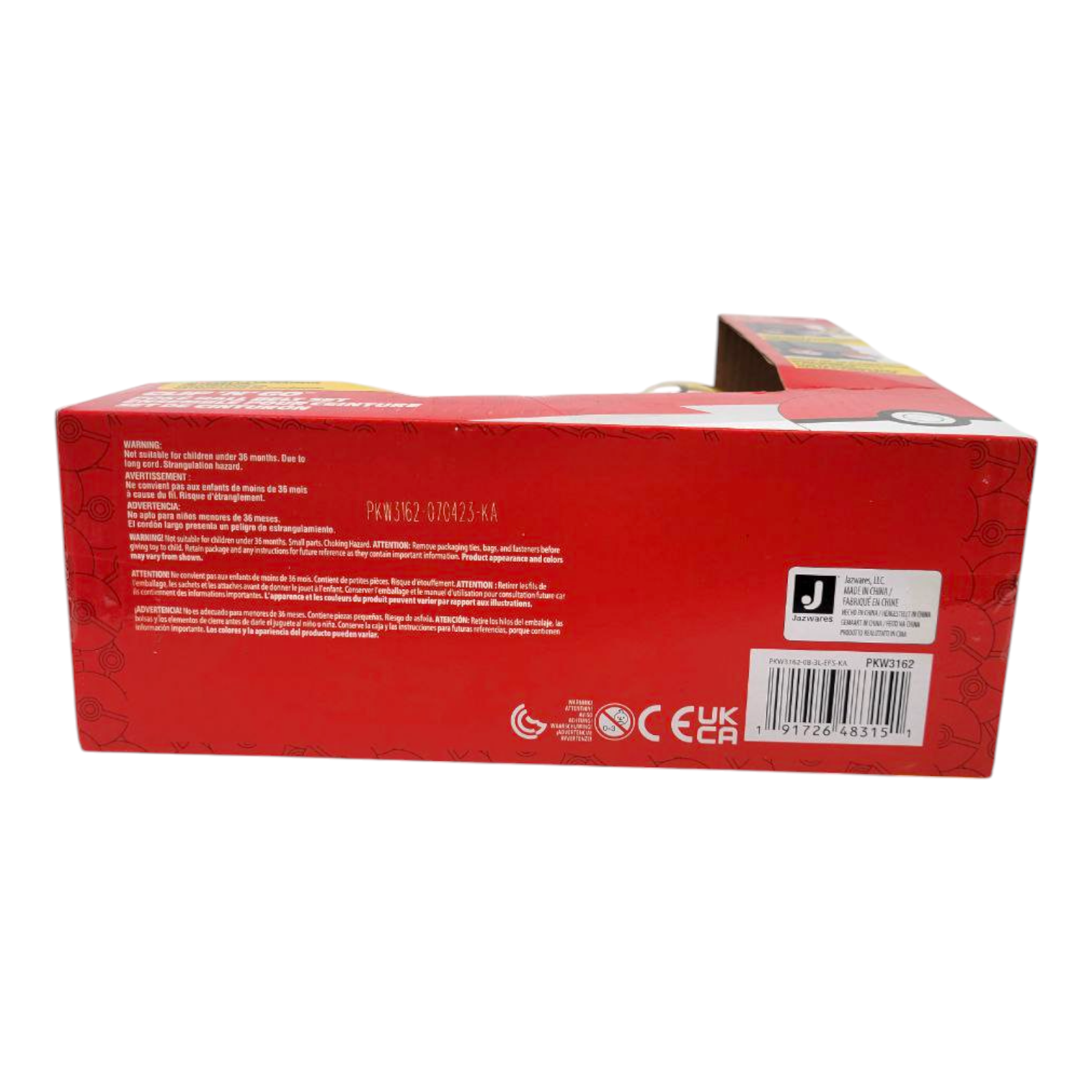 Pokemon Clip N Go Poke Ball Belt and 2" Pikachu Battle Action Figure Set