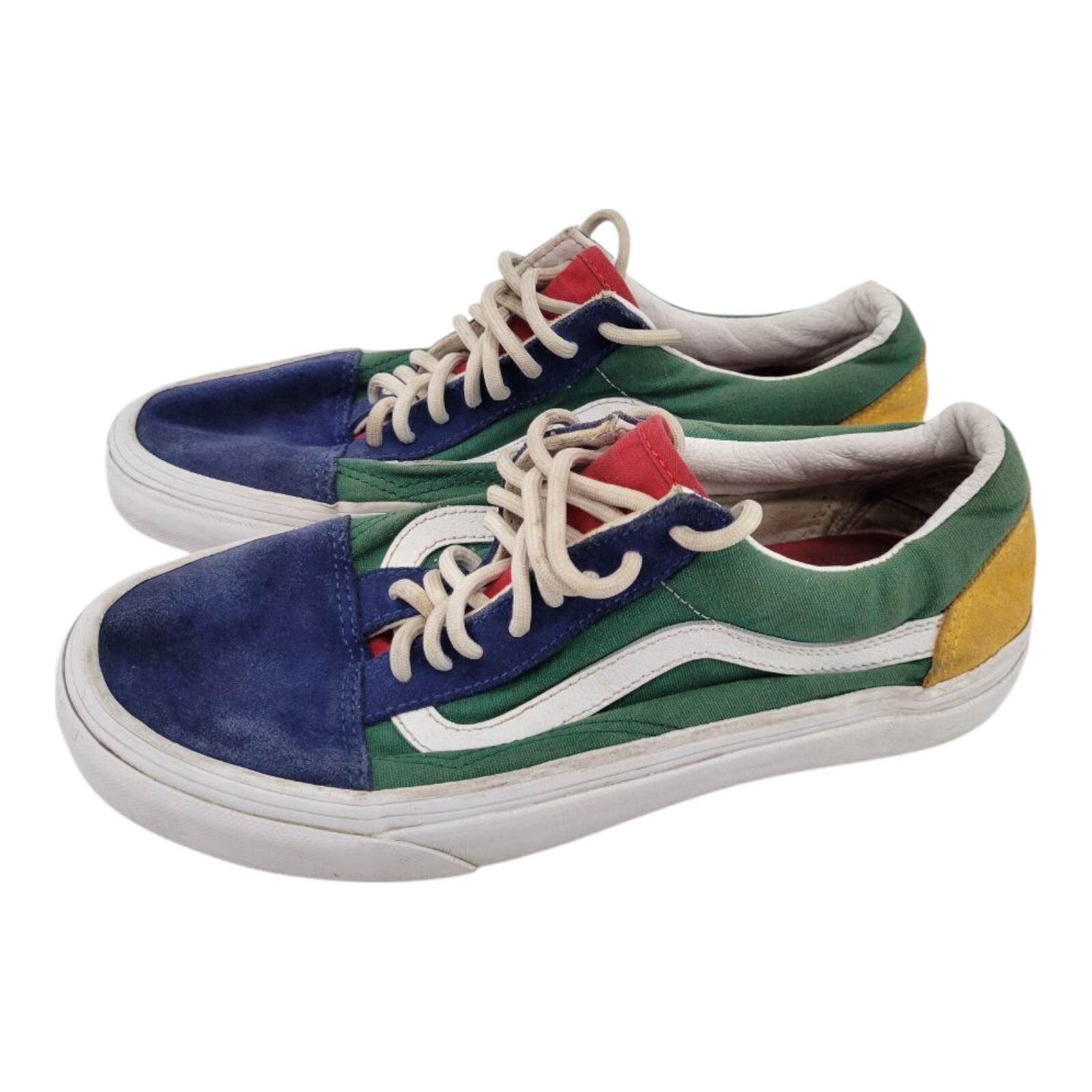 Vans Old Skool Yacht Club Colorblock Skateboard Shoes Mens Size 7 Womens 8.5