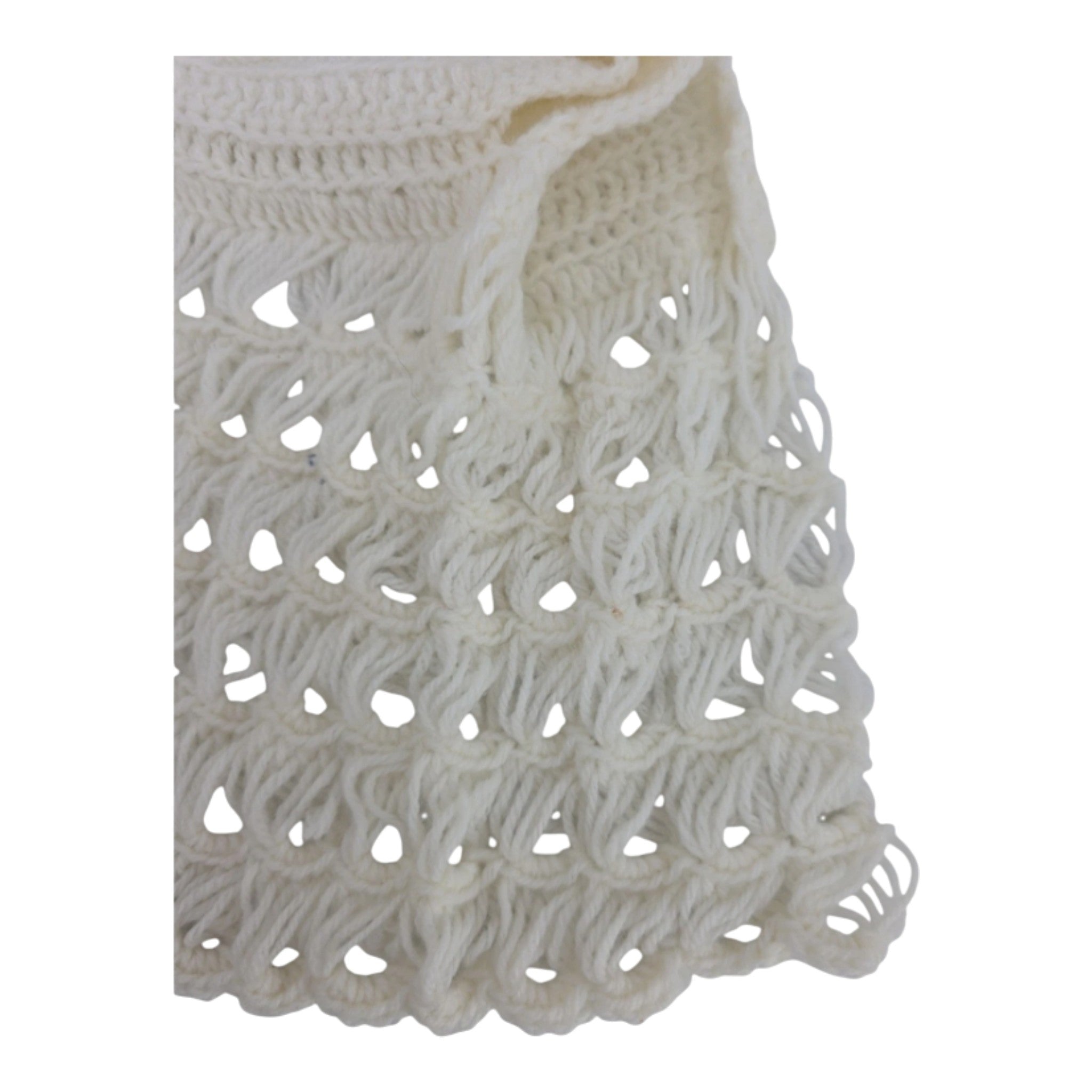 Vintage unfinished crochet baby outfit w/ Exciting Jiffy-Lace Crochet Pattern