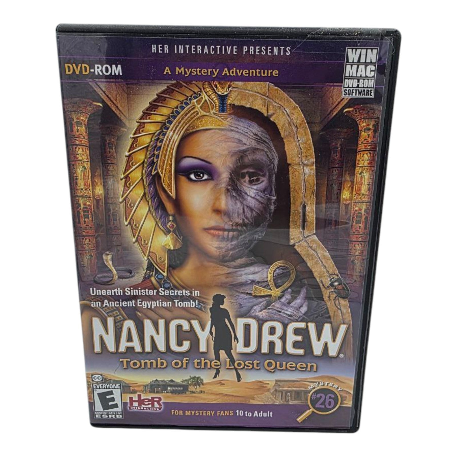 Nancy Drew Tomb of the Lost Queen PC Game Win Mac 2012 Complete Tested